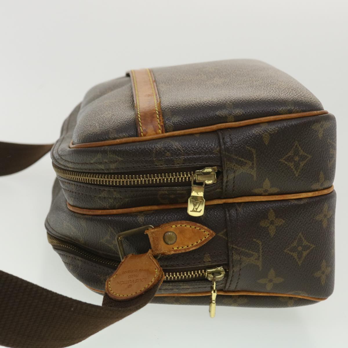 LOUIS VUITTON Monogram Reporter PM Shoulder Bag M45254 LV 36146