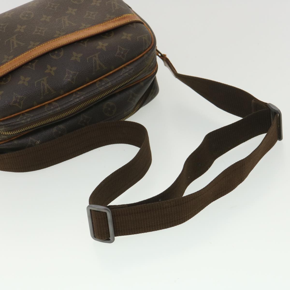 LOUIS VUITTON Monogram Reporter PM Shoulder Bag M45254 LV 36146