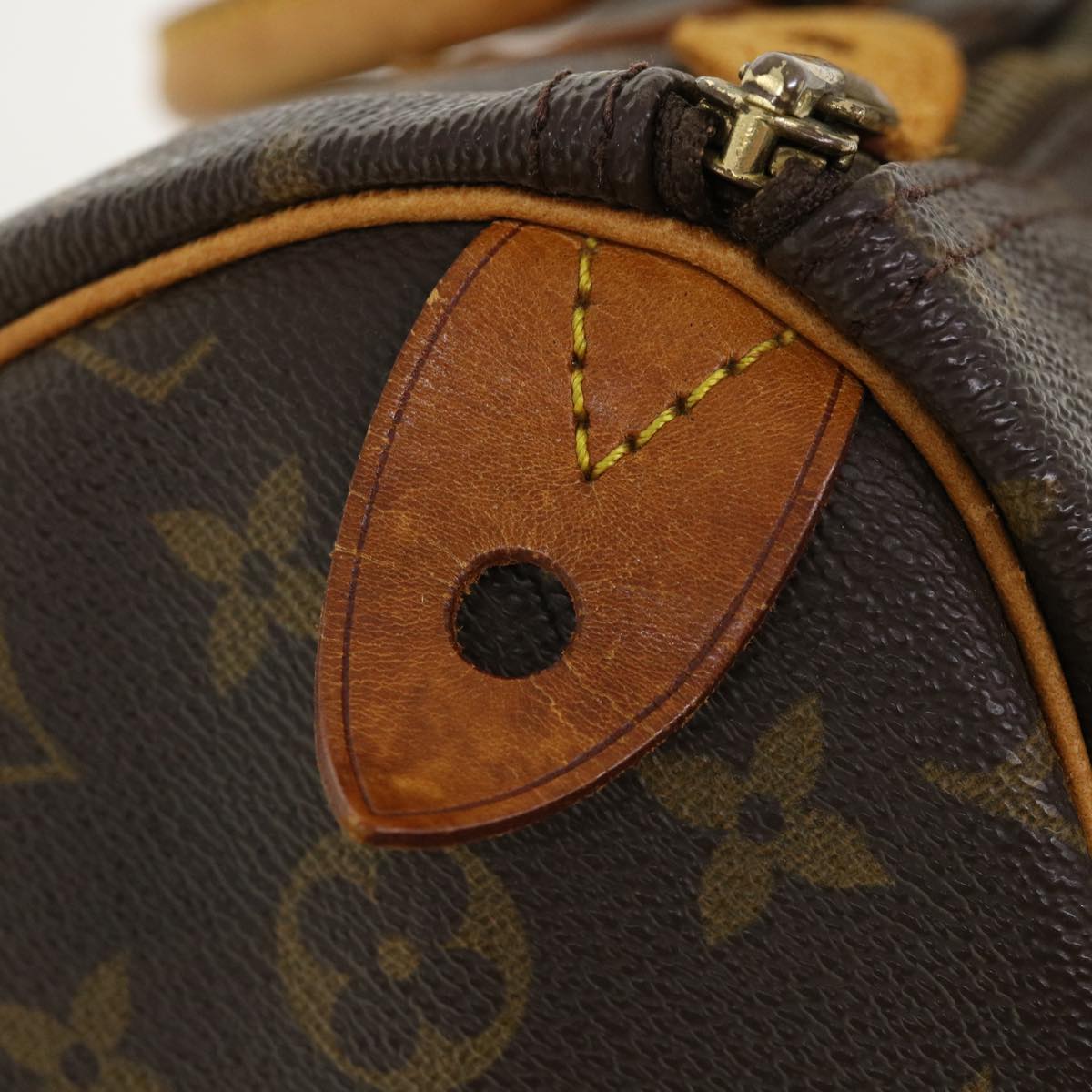 LOUIS VUITTON Monogram Speedy 35 Hand Bag M41524 LV 36184