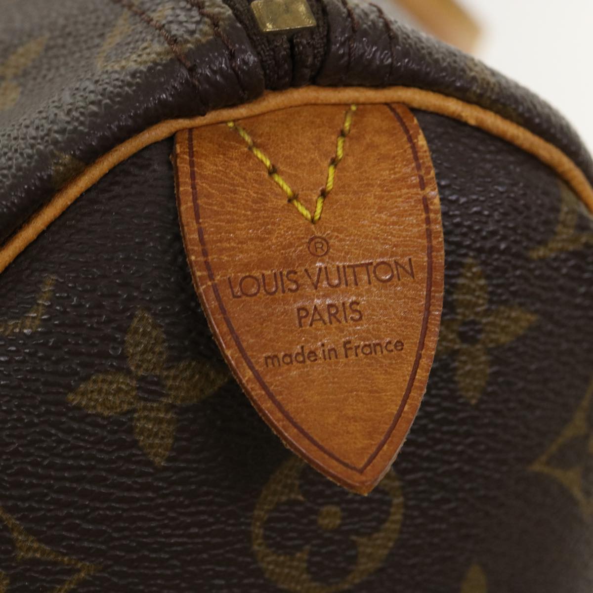 LOUIS VUITTON Monogram Speedy 35 Hand Bag M41524 LV 36184