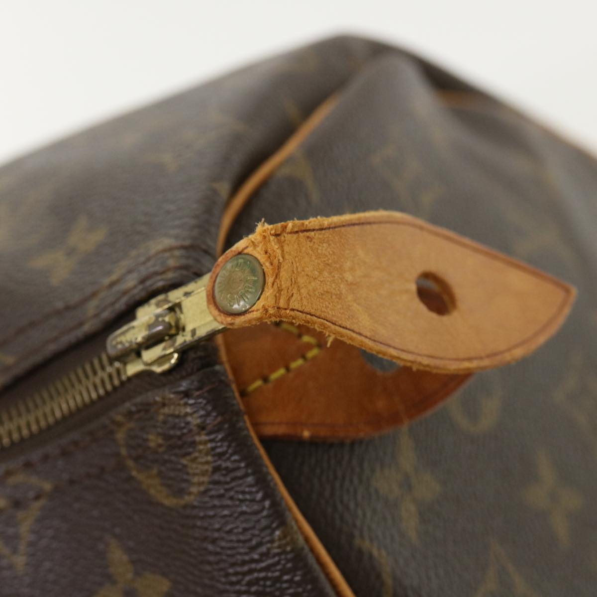 LOUIS VUITTON Monogram Speedy 35 Hand Bag M41524 LV 36184
