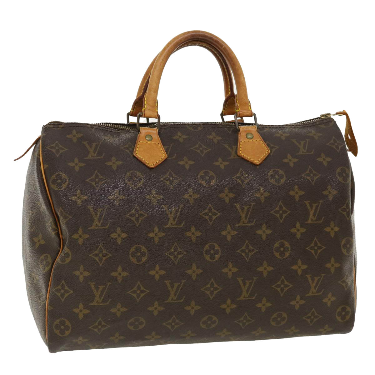LOUIS VUITTON Monogram Speedy 35 Hand Bag M41524 LV 36184