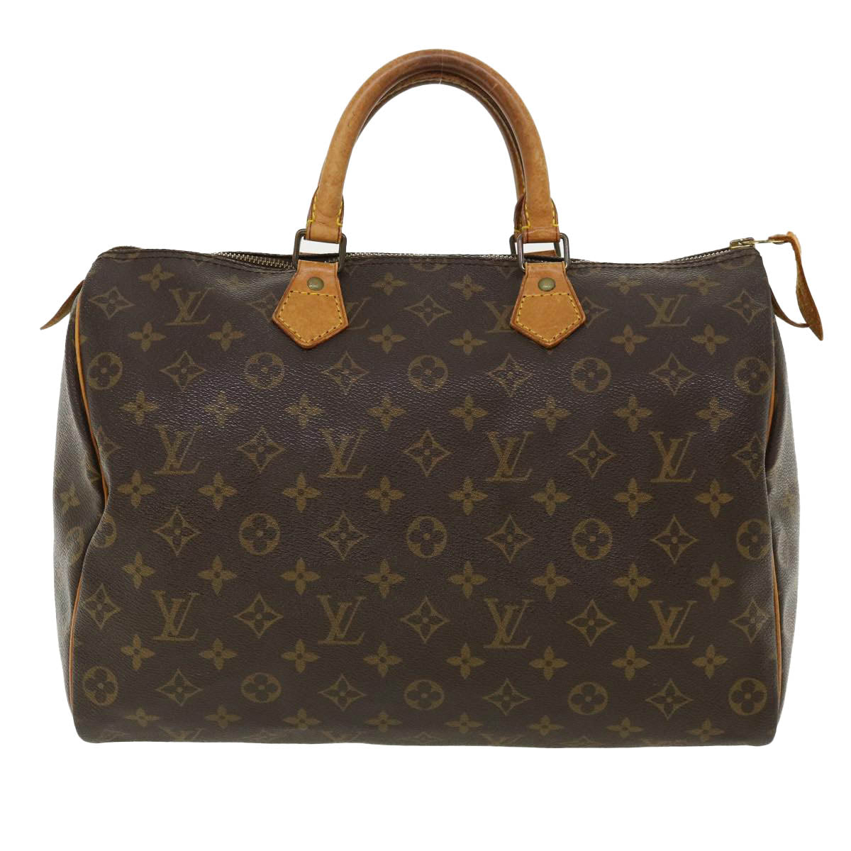 LOUIS VUITTON Monogram Speedy 35 Hand Bag M41524 LV 36184