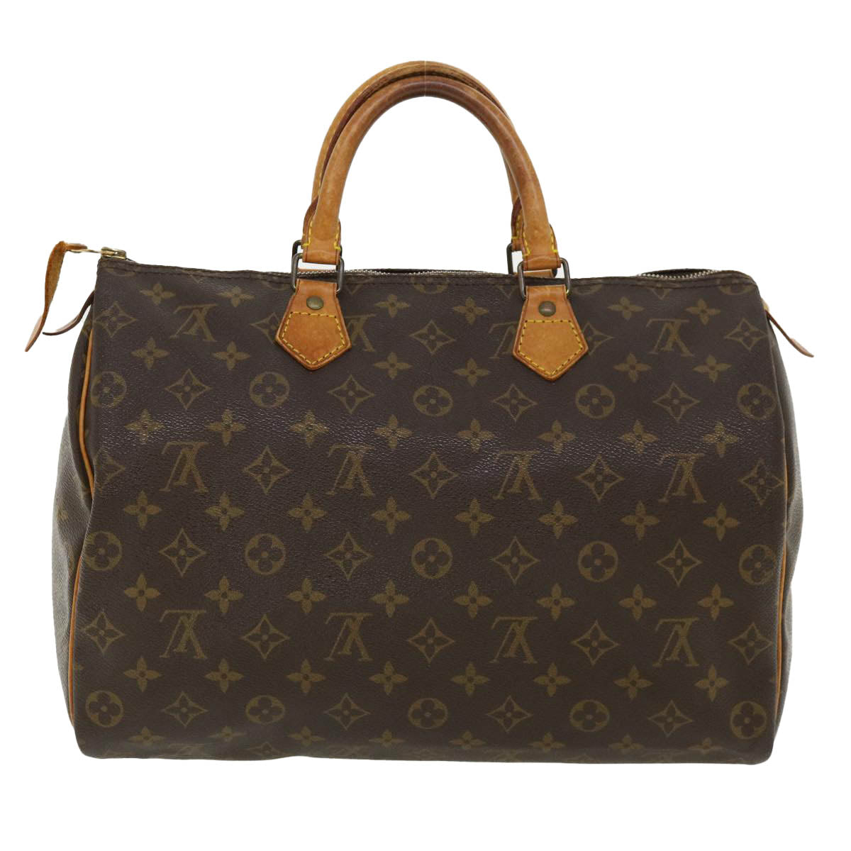 LOUIS VUITTON Monogram Speedy 35 Hand Bag M41524 LV 36184