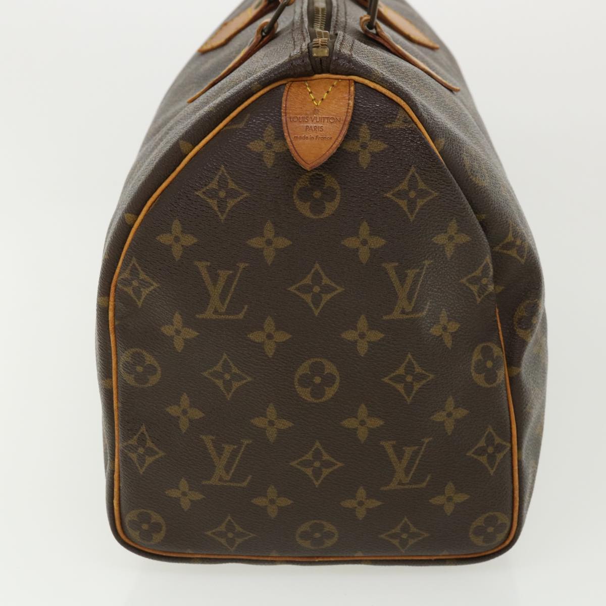 LOUIS VUITTON Monogram Speedy 35 Hand Bag M41524 LV 36184