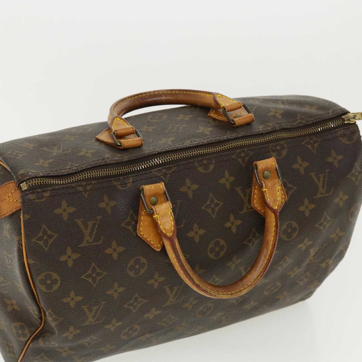 LOUIS VUITTON Monogram Speedy 35 Hand Bag M41524 LV 36184