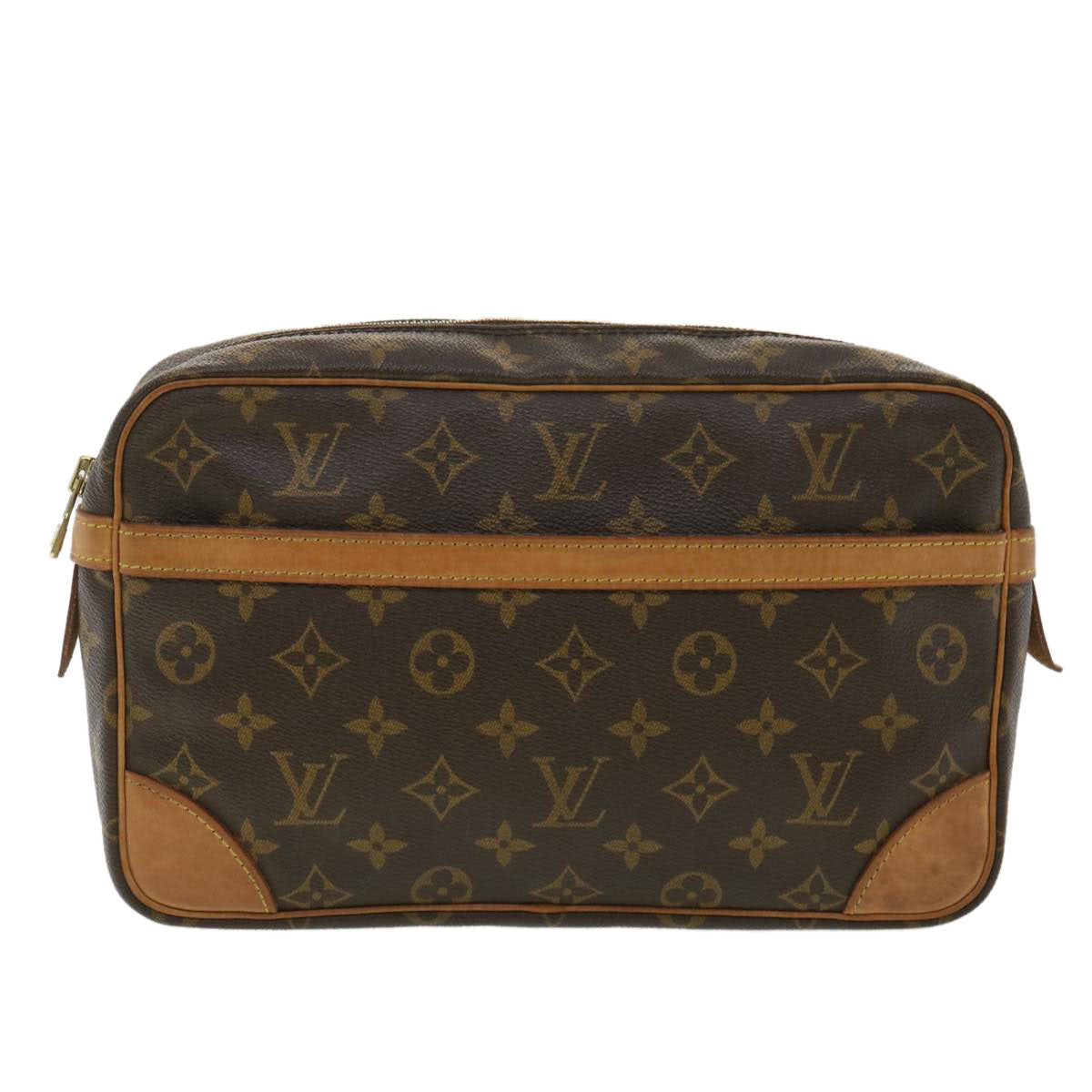 LOUIS VUITTON Monogram Compiegne 28 Clutch Bag M51845 LV 36308