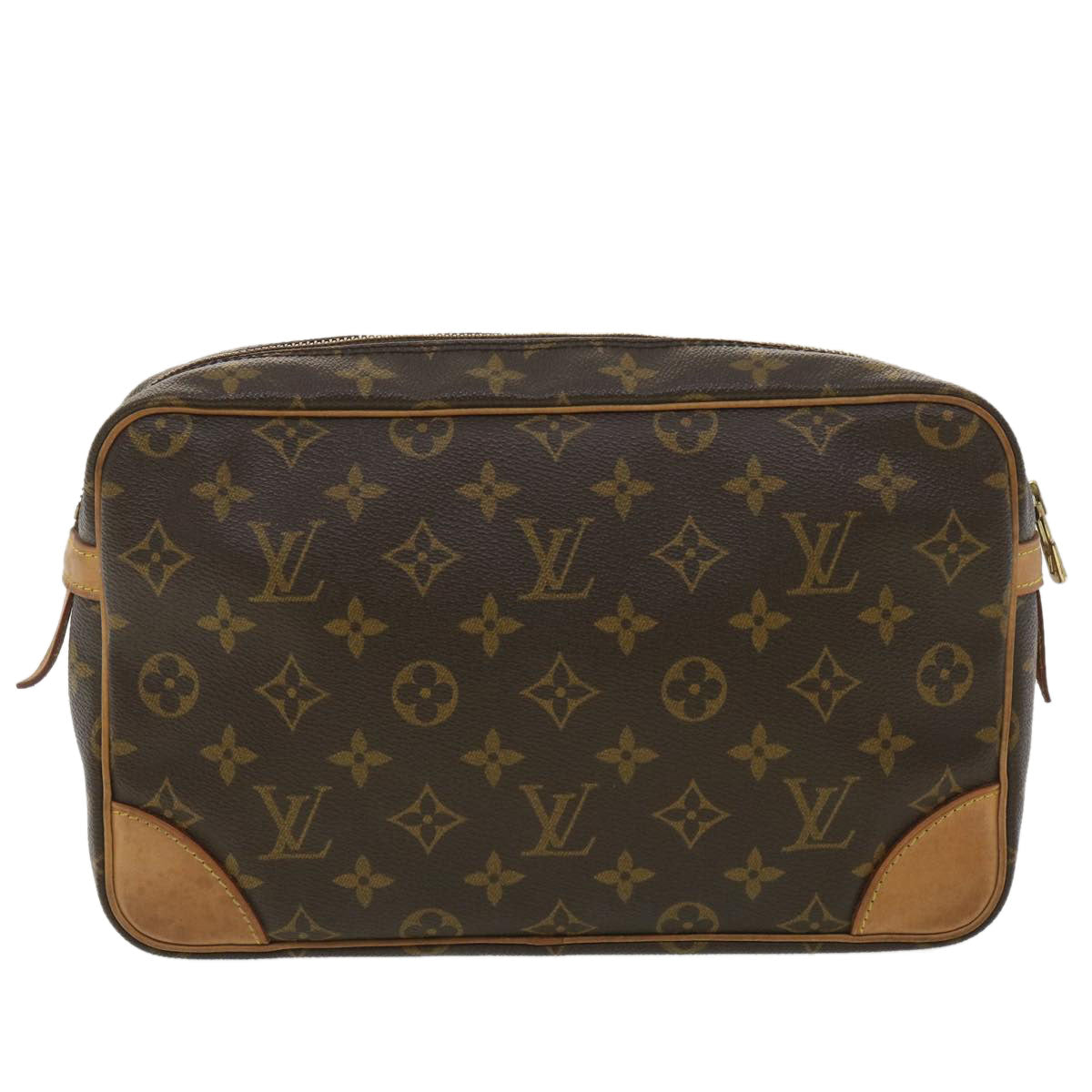 LOUIS VUITTON Monogram Compiegne 28 Clutch Bag M51845 LV 36308