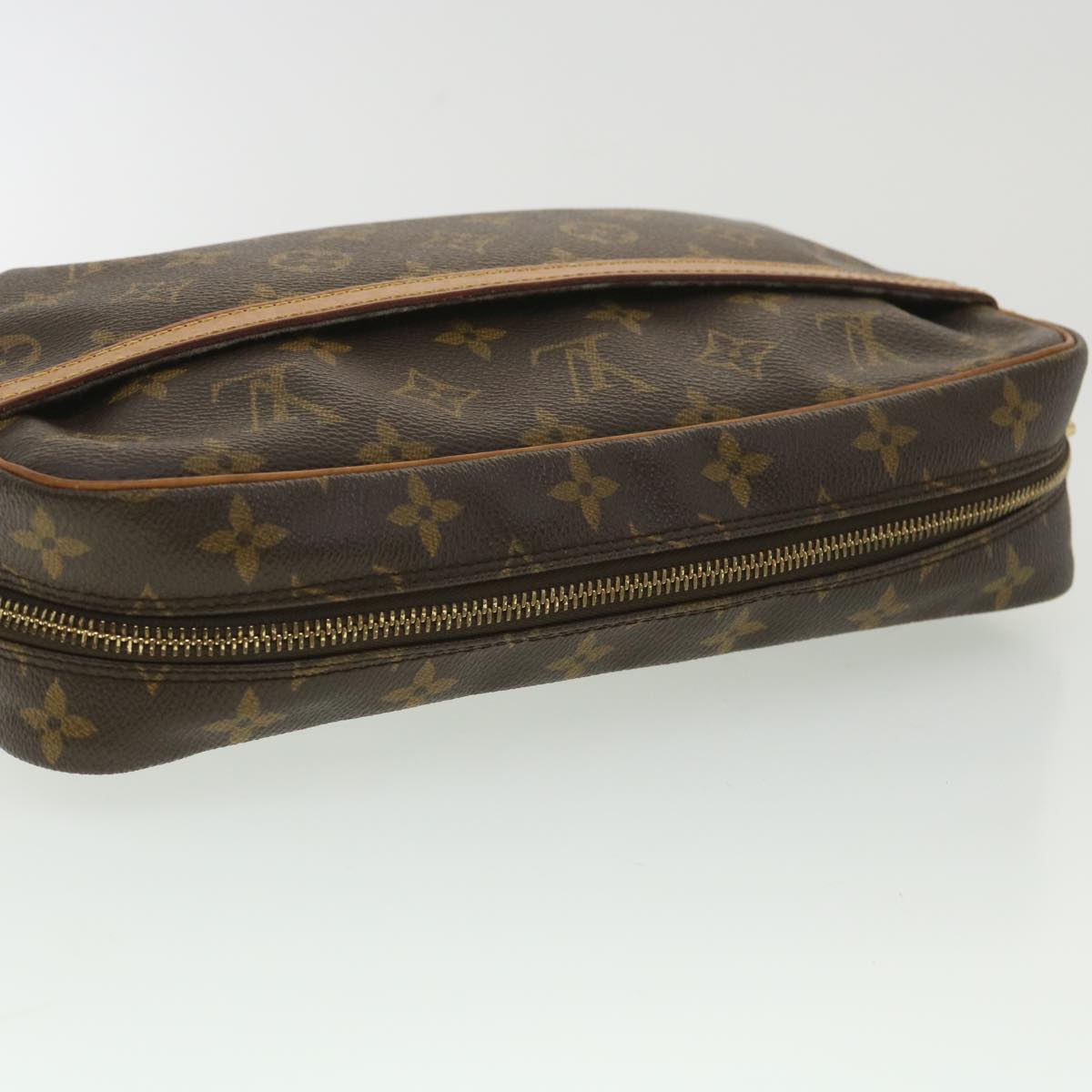 LOUIS VUITTON Monogram Compiegne 28 Clutch Bag M51845 LV 36308