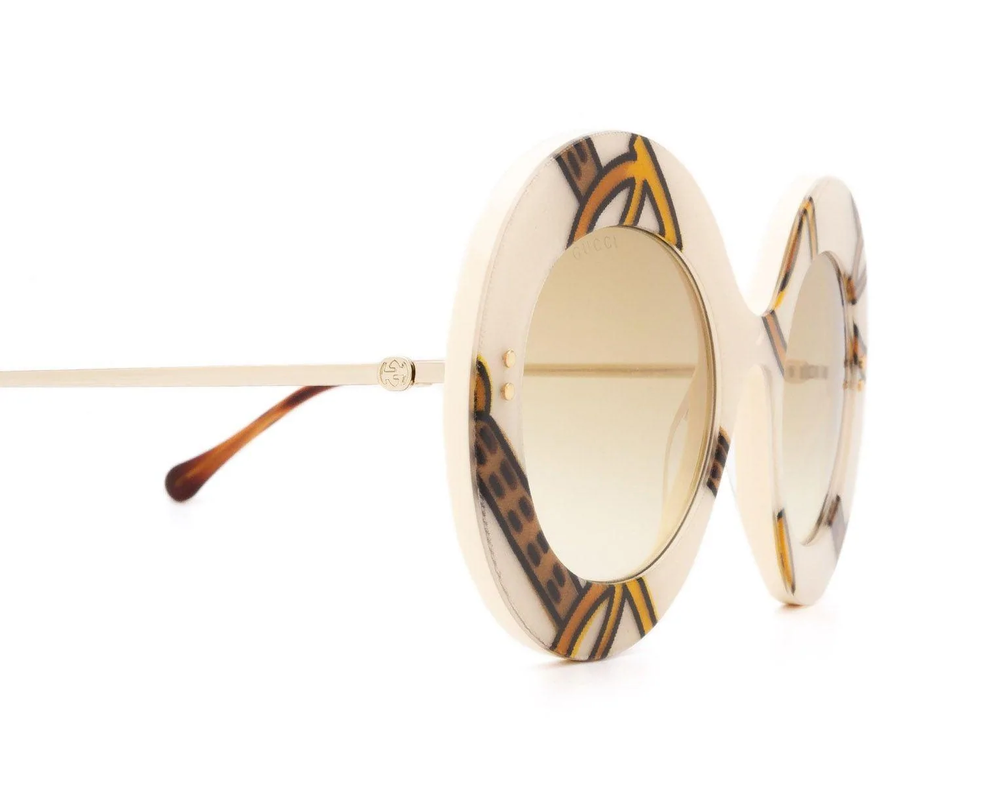 Gucci GG0894S Ivory Brown/Brown Shaded 53/22/140 women Sunglasses