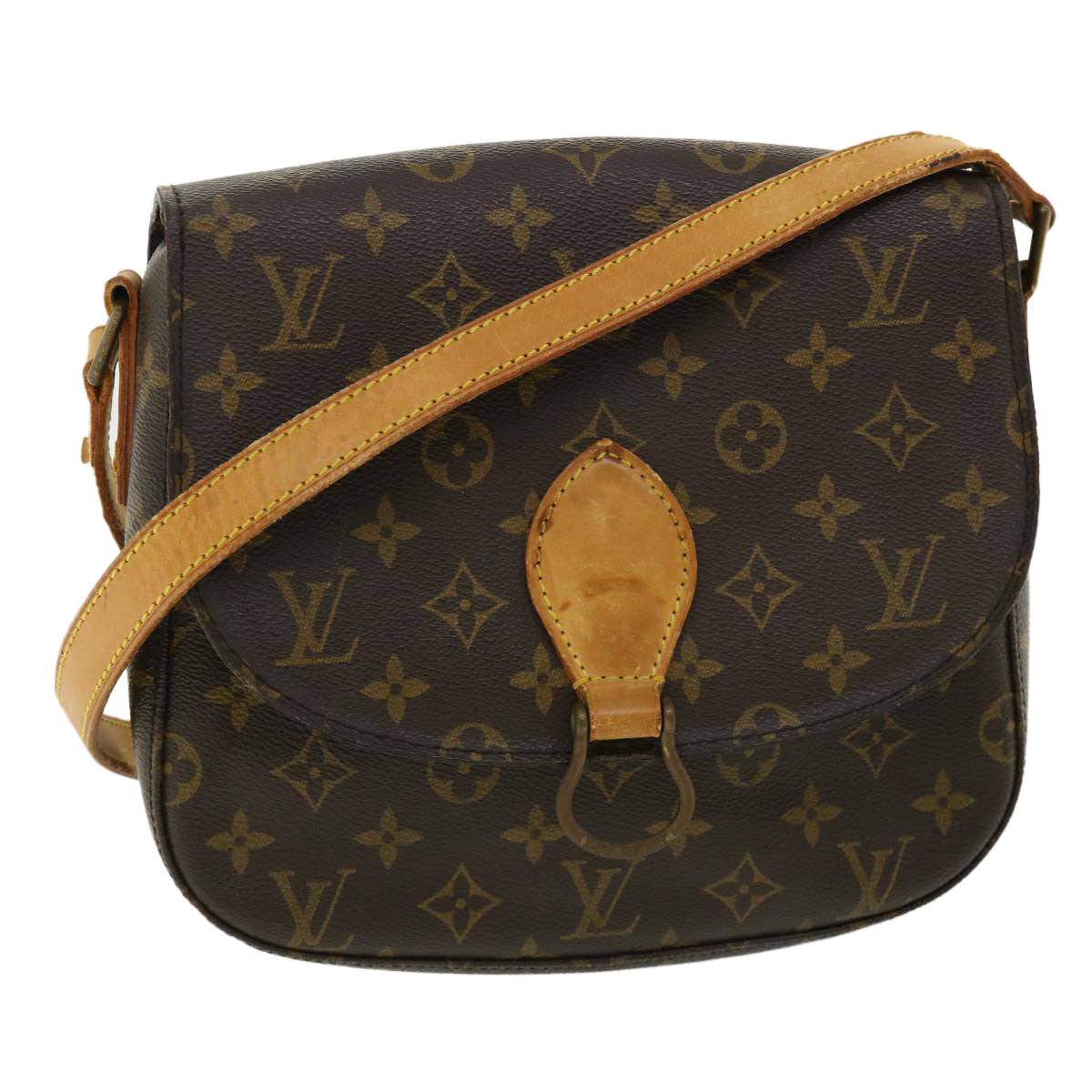 LOUIS VUITTON Monogram Saint Cloud GM Shoulder Bag M51242 LV 36473