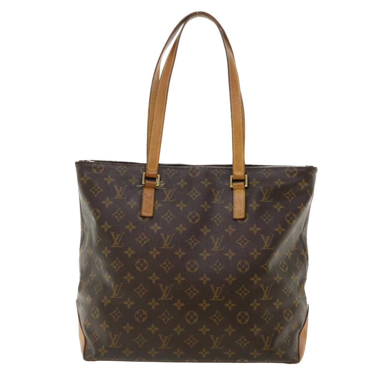 LOUIS VUITTON Monogram Cabas Mezzo Tote Bag M51151 LV 36480