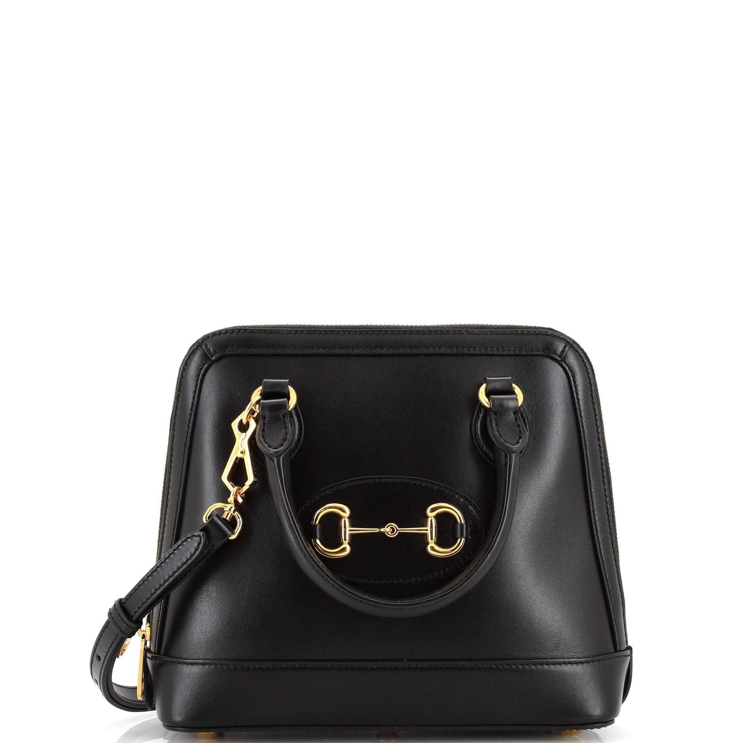 Luxury Gucci Trending 2025 Horsebit 1955 Top Handle Bag Leather Small