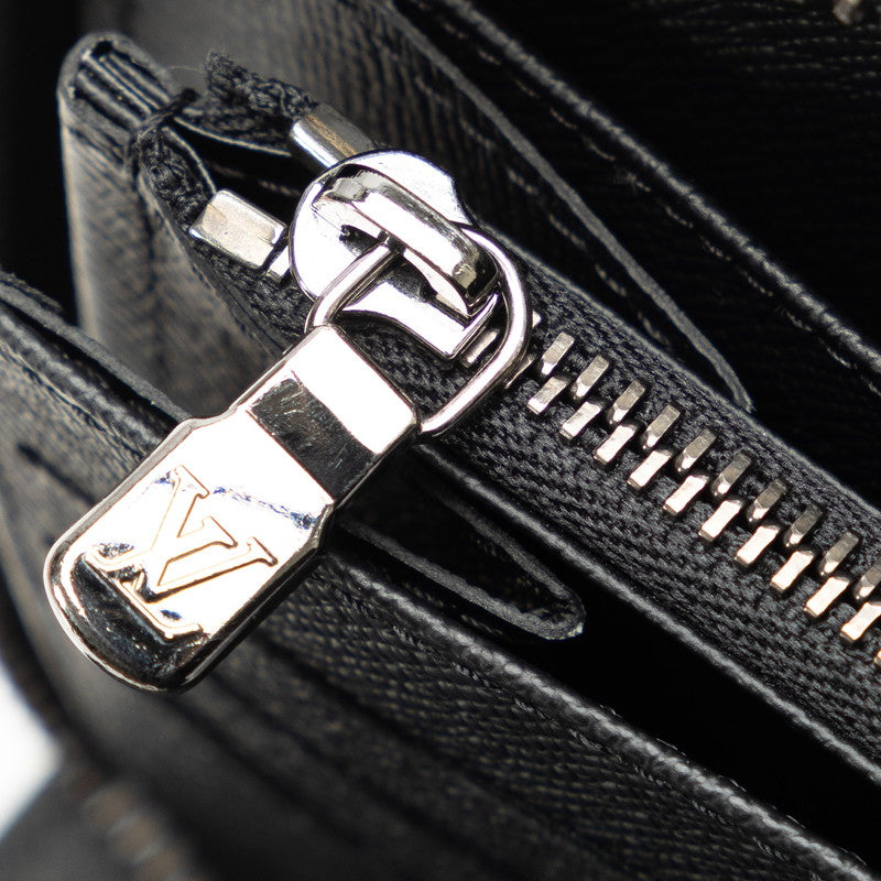 Louis Vuitton Monogram Zippie Organizer NM Roundfassner Long Wallet M82081 Eclipse Black PVC Leather  Louis Vuitton