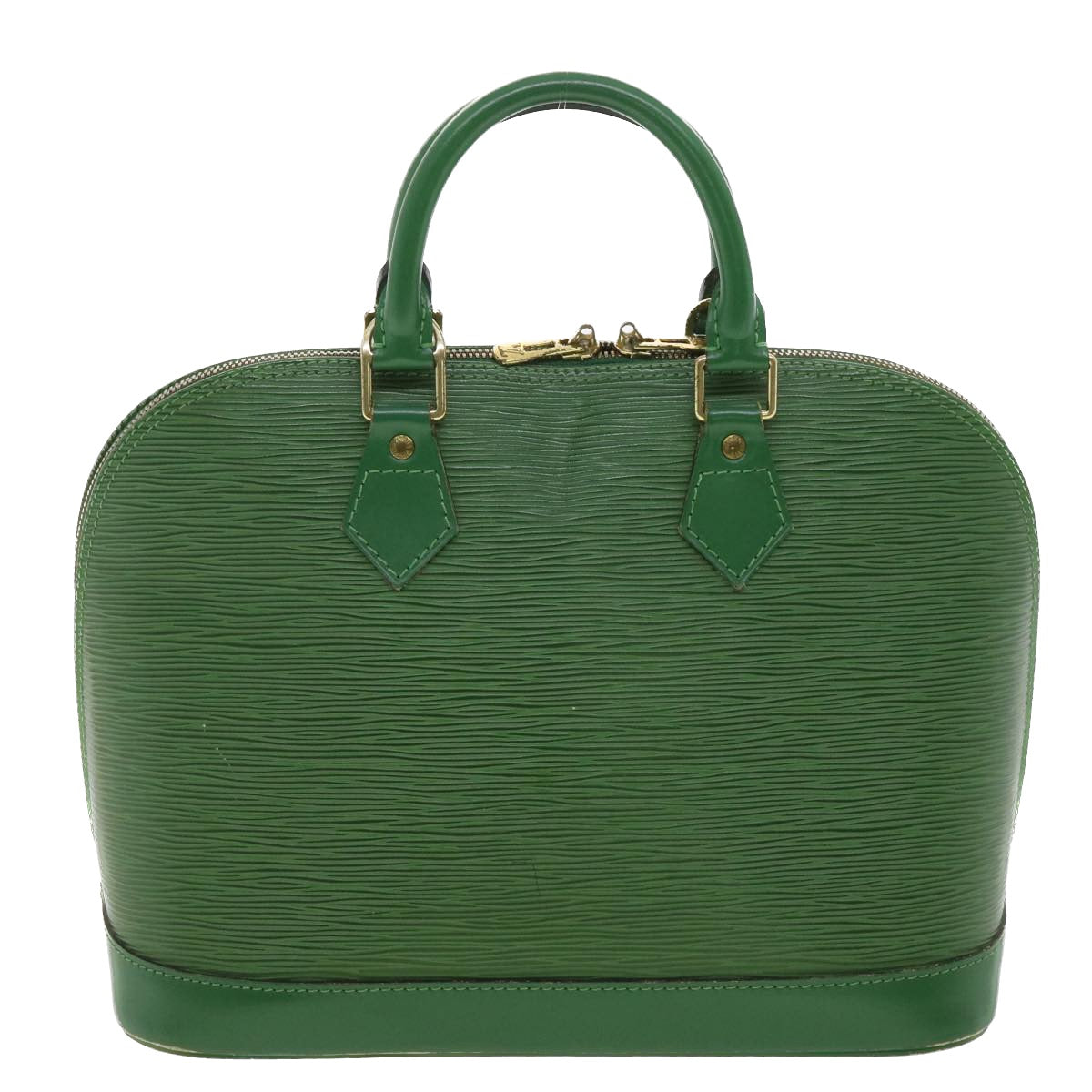 LOUIS VUITTON Epi Alma Hand Bag Green M52144 LV 36517