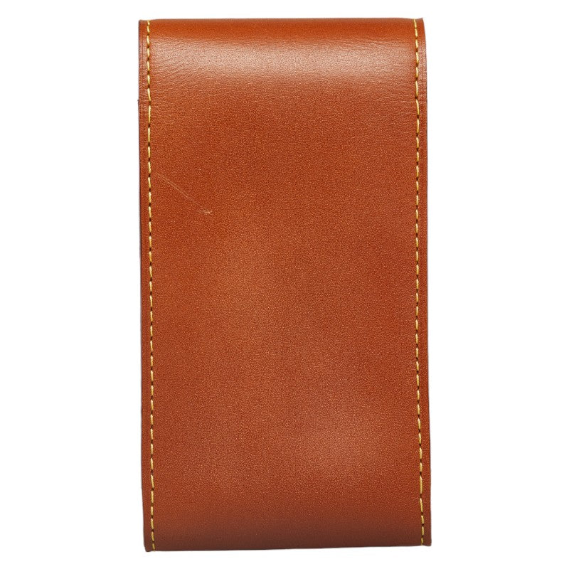 Louis Vuitton Nonemad Cigarette Case M85021 Camel Brown Leather Men Louis Vuitton