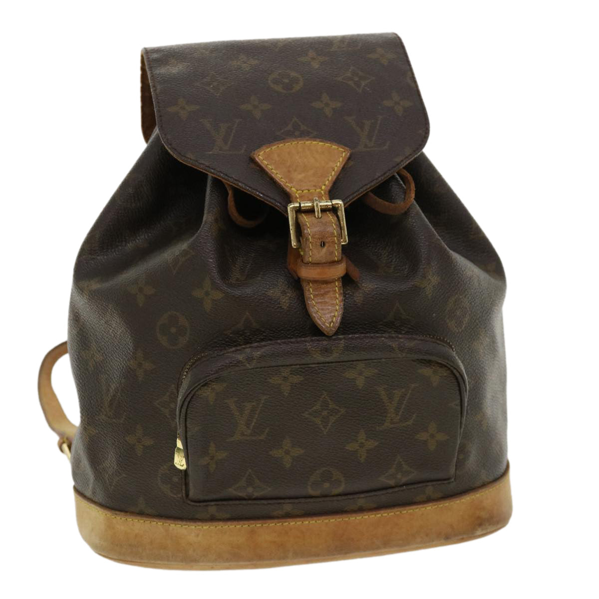 LOUIS VUITTON Monogram Montsouris MM Backpack M51136 LV 36538