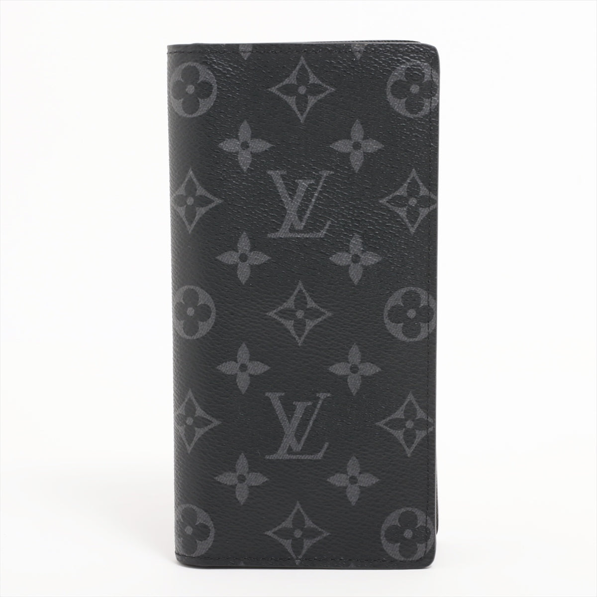 Louis Vuitton Monogram Portefolio Brother M61697 Black Long   Wallet