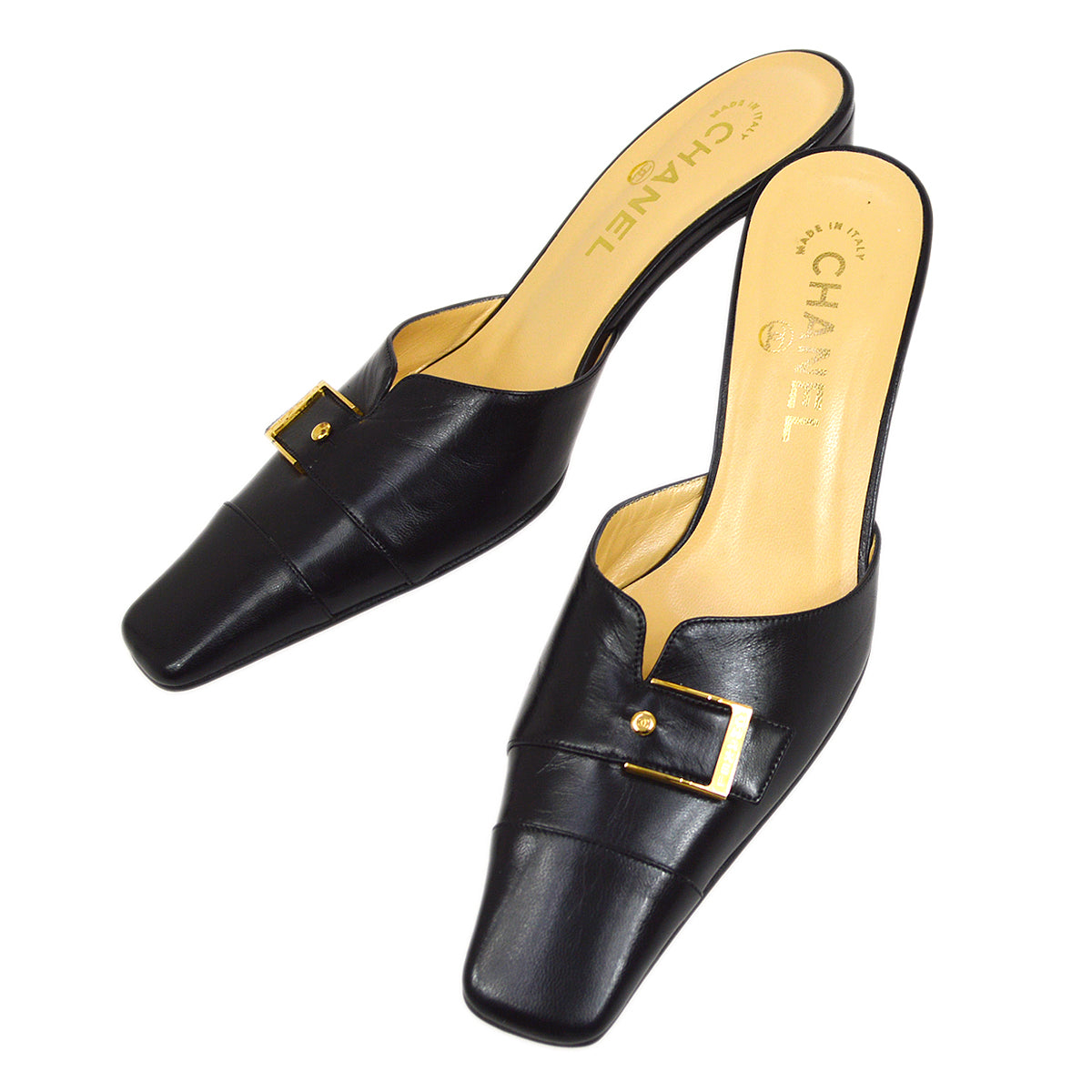 Luxury Chanel Fall 2001 Mule Sandals Shoes #37