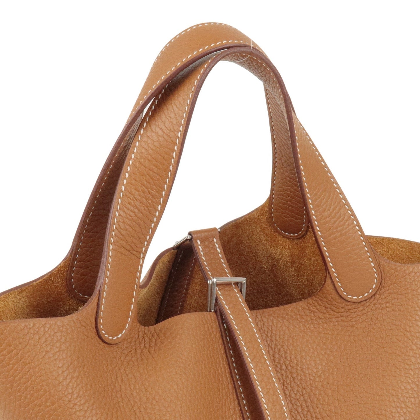 Luxury Hermes Picotin Lock PM Taurillon Clemence Hand Bag Gold