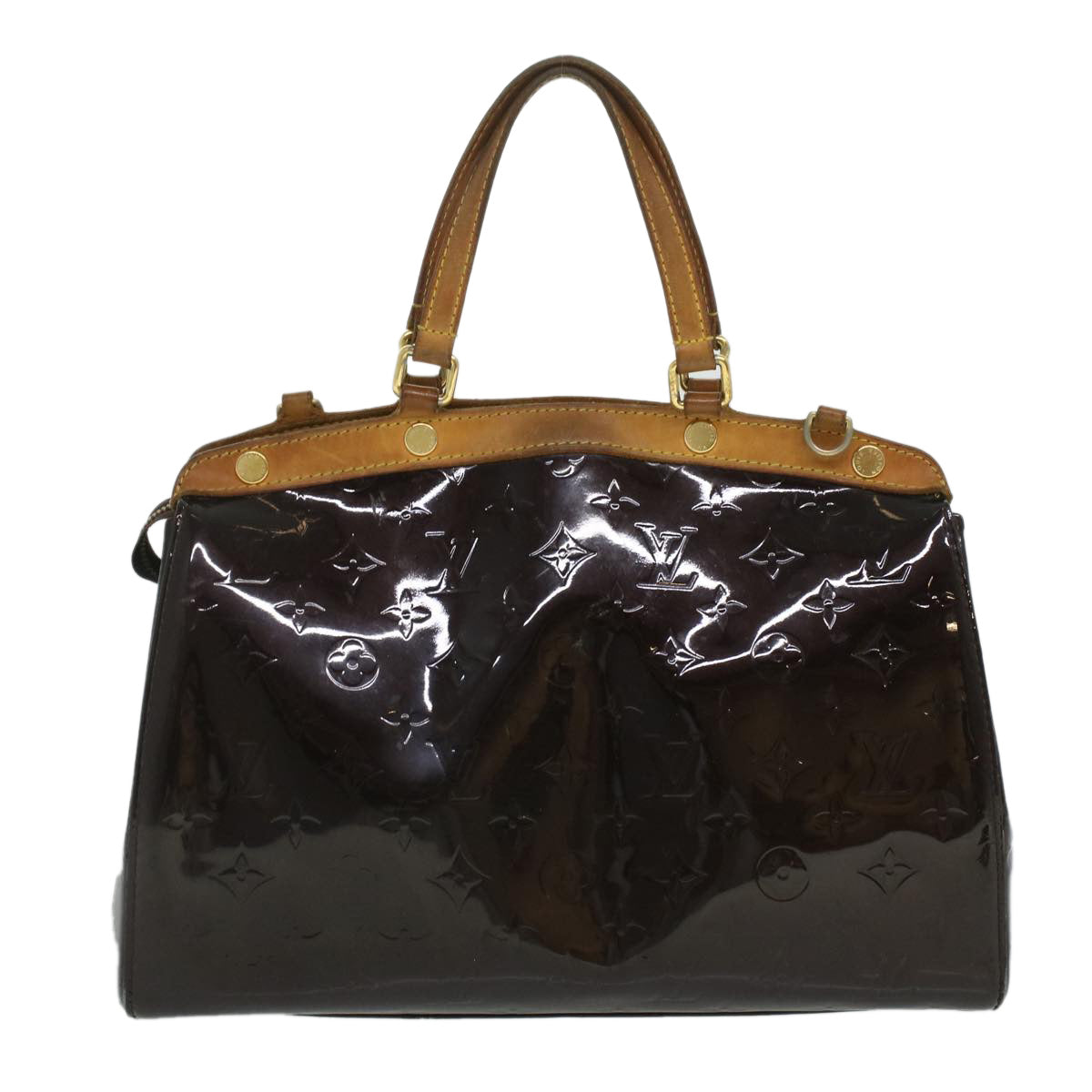 LOUIS VUITTON Monogram Vernis Blair MM Hand Bag 2way Amarante M91619 36801