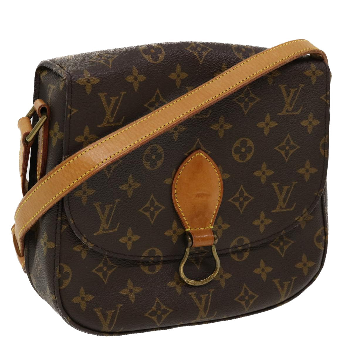 LOUIS VUITTON Monogram Saint Cloud GM Shoulder Bag M51242 LV 36861