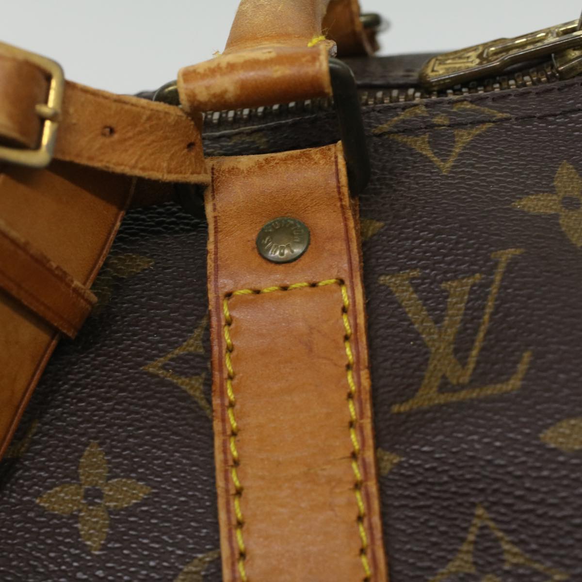 LOUIS VUITTON Monogram Keepall 50 Boston Bag M41426 LV 36872