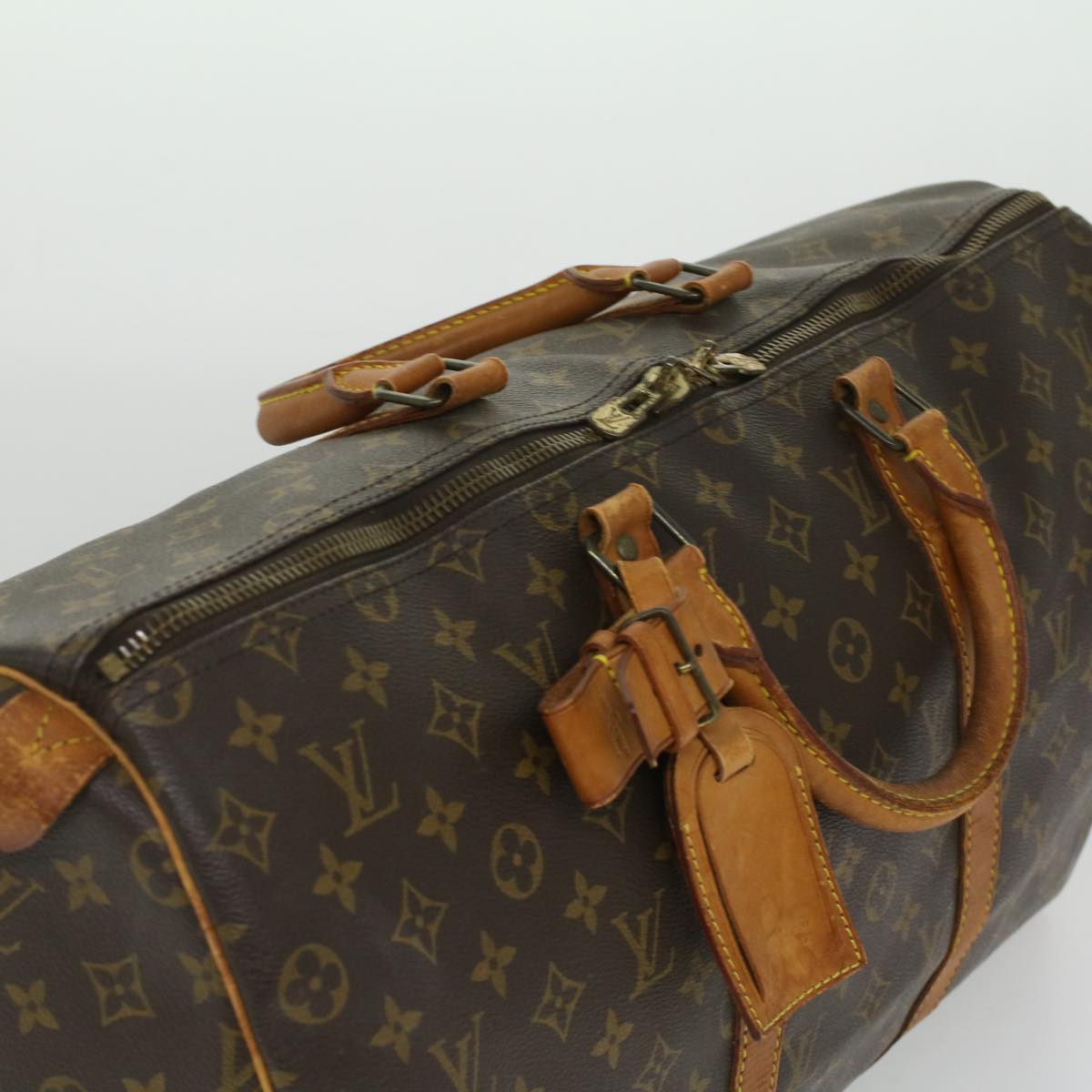 LOUIS VUITTON Monogram Keepall 50 Boston Bag M41426 LV 36872