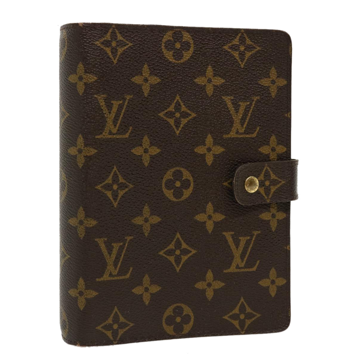 LOUIS VUITTON Monogram Agenda MM Day Planner Cover R20105 LV 36892