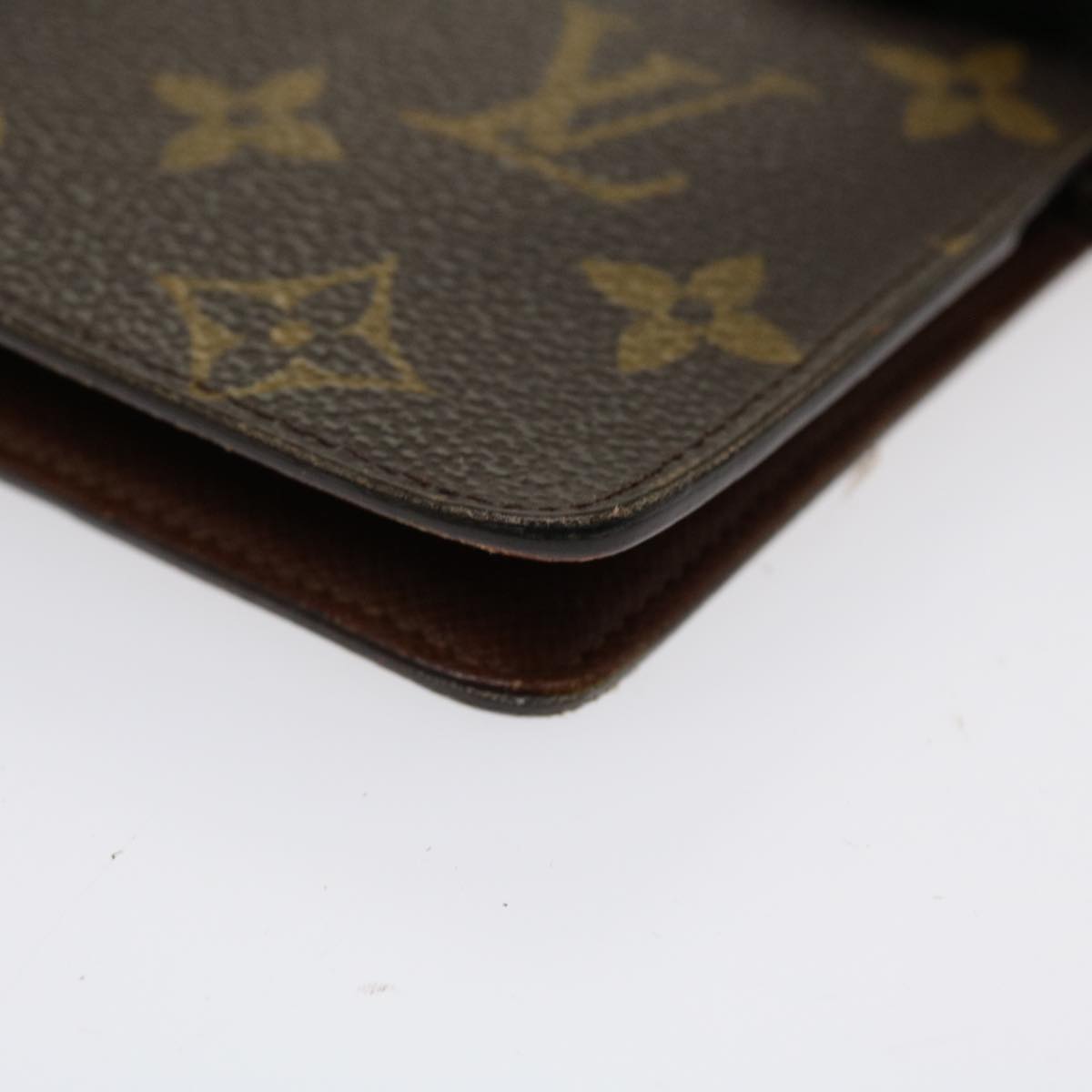 LOUIS VUITTON Monogram Agenda MM Day Planner Cover R20105 LV 36892