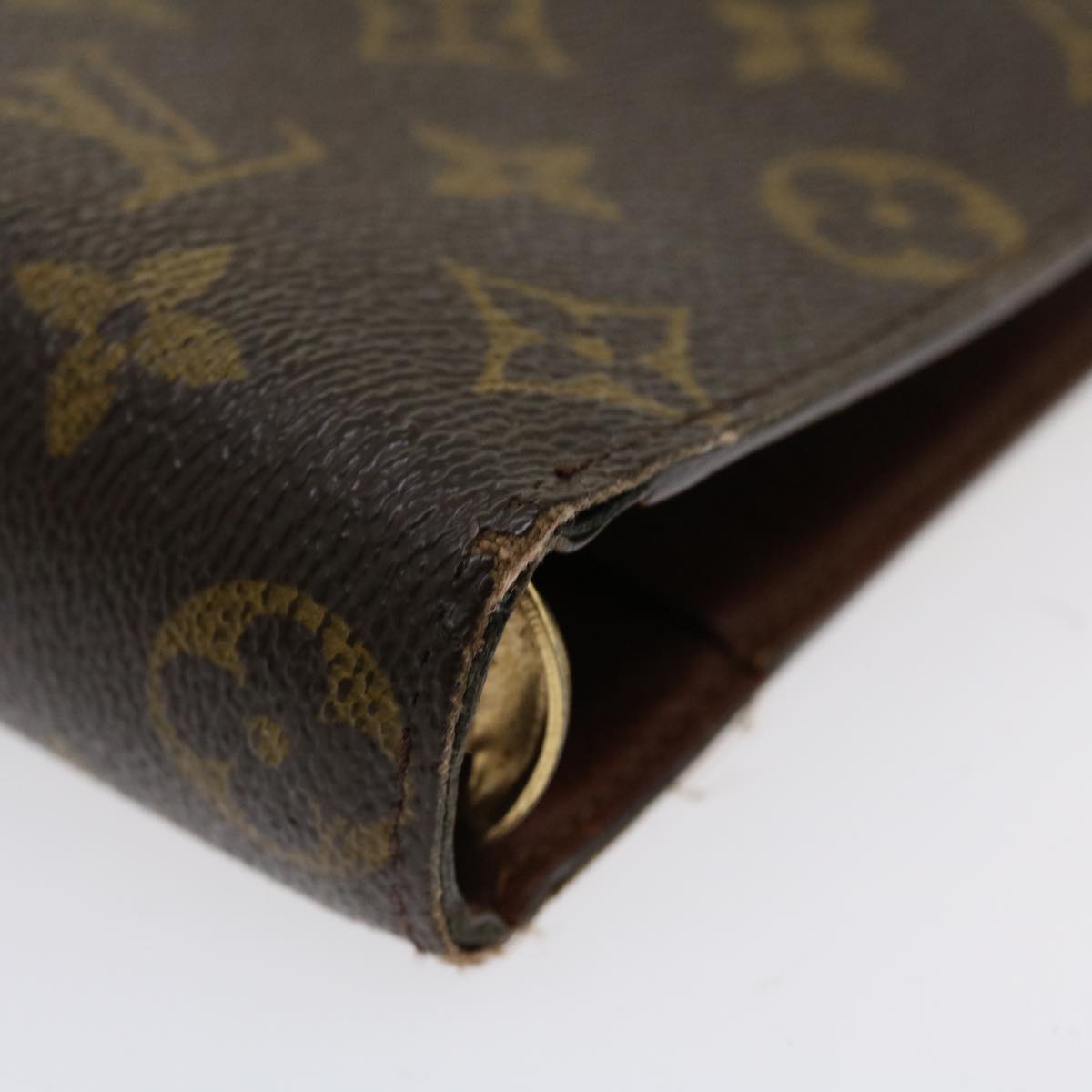 LOUIS VUITTON Monogram Agenda MM Day Planner Cover R20105 LV 36892