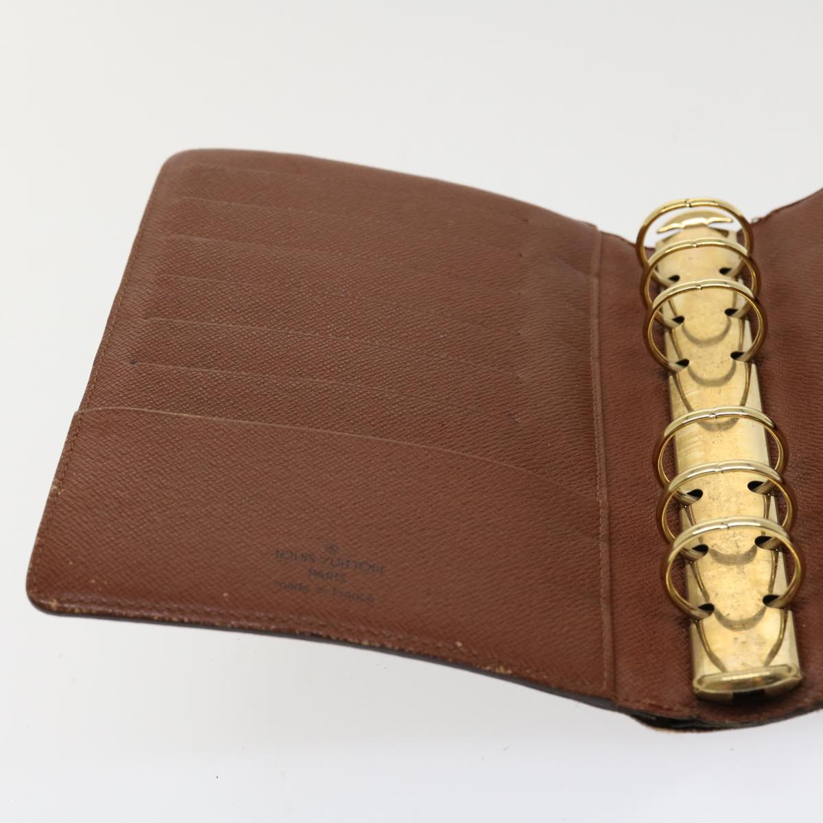 LOUIS VUITTON Monogram Agenda MM Day Planner Cover R20105 LV 36892