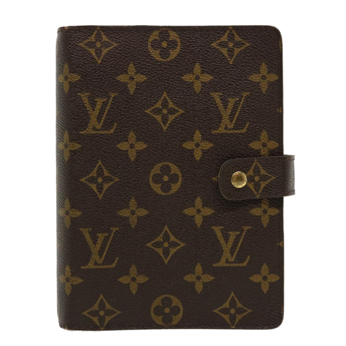 LOUIS VUITTON Monogram Agenda MM Day Planner Cover R20105 LV 36892