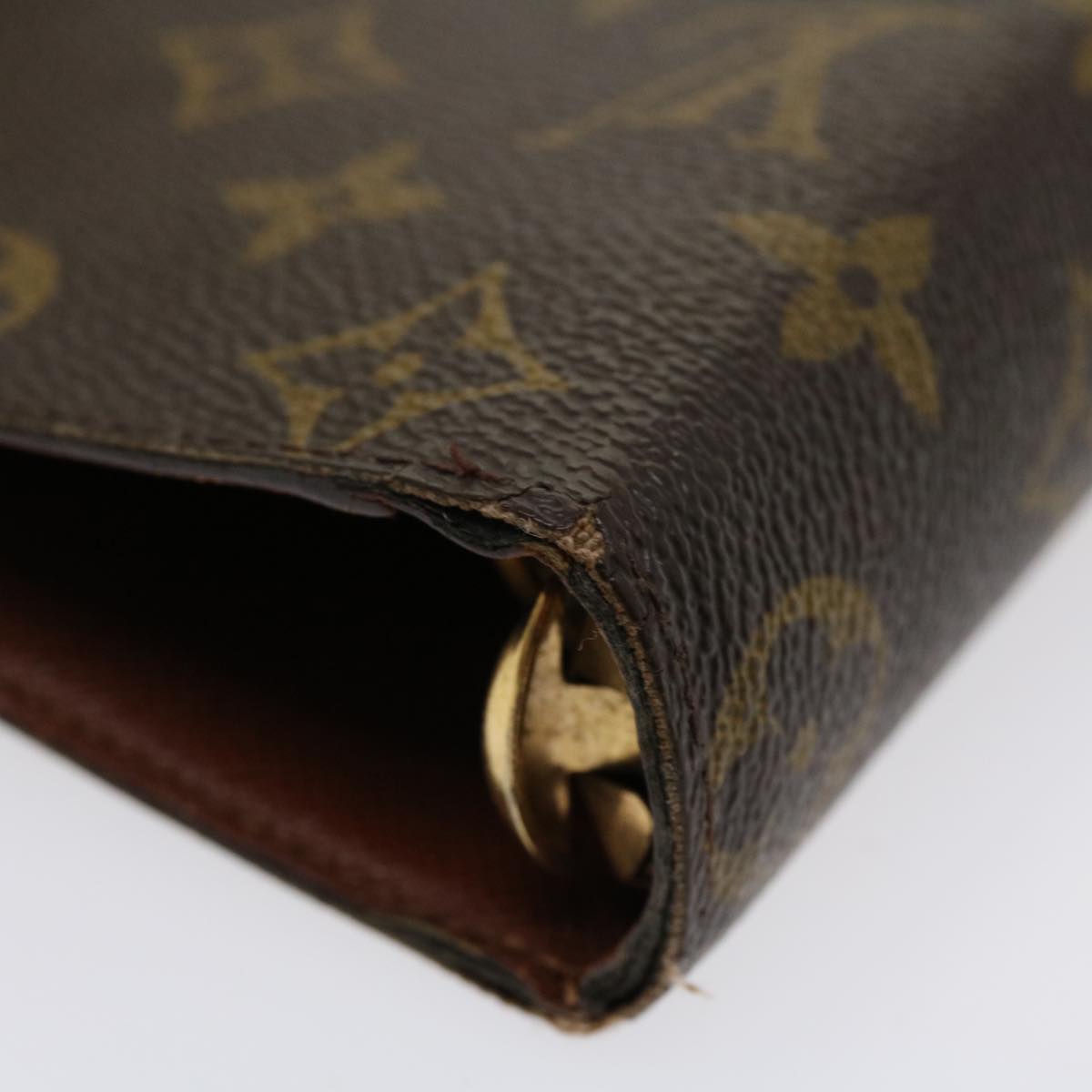 LOUIS VUITTON Monogram Agenda MM Day Planner Cover R20105 LV 36892