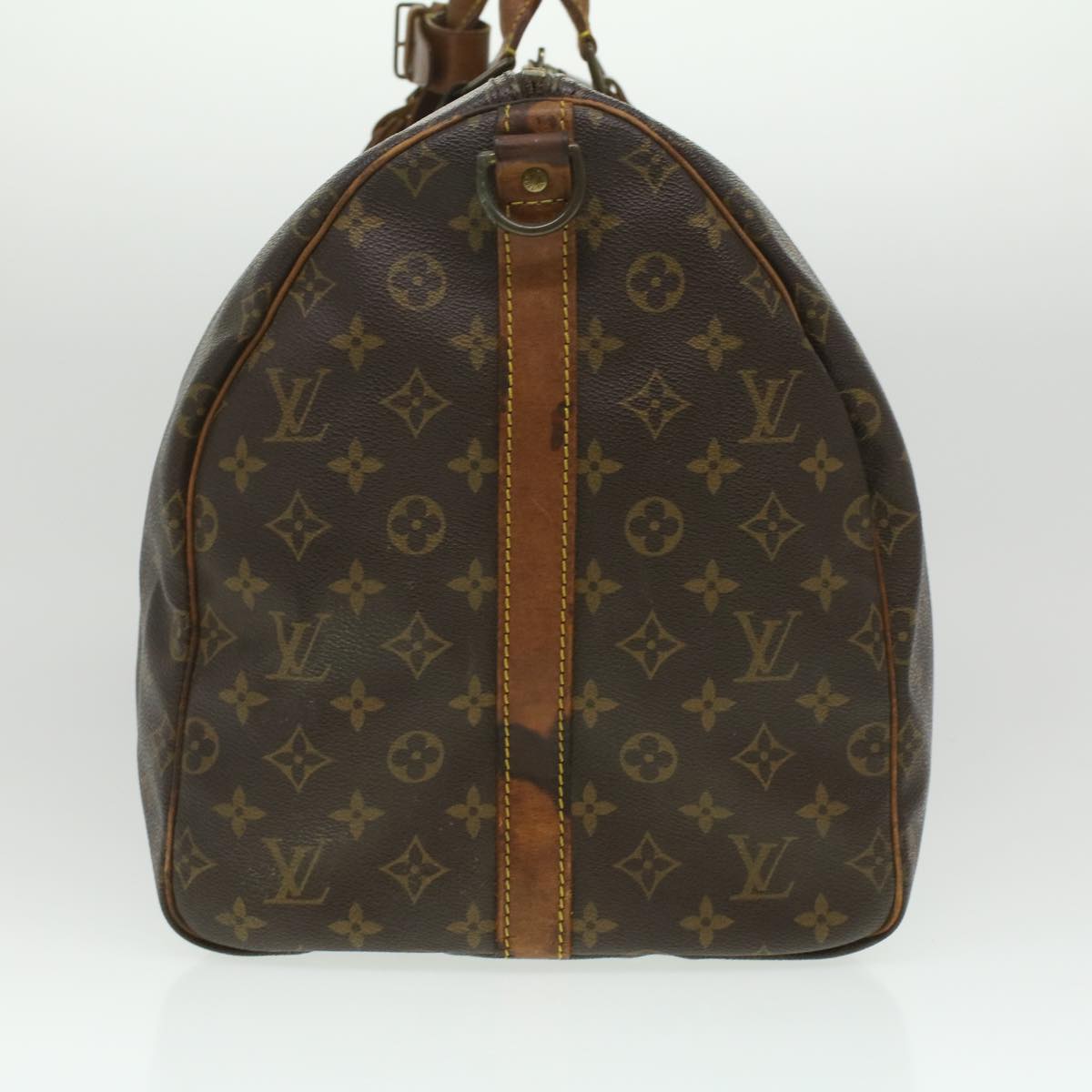 LOUIS VUITTON Monogram Keepall Bandouliere 55 Boston Bag M41414 LV 36893