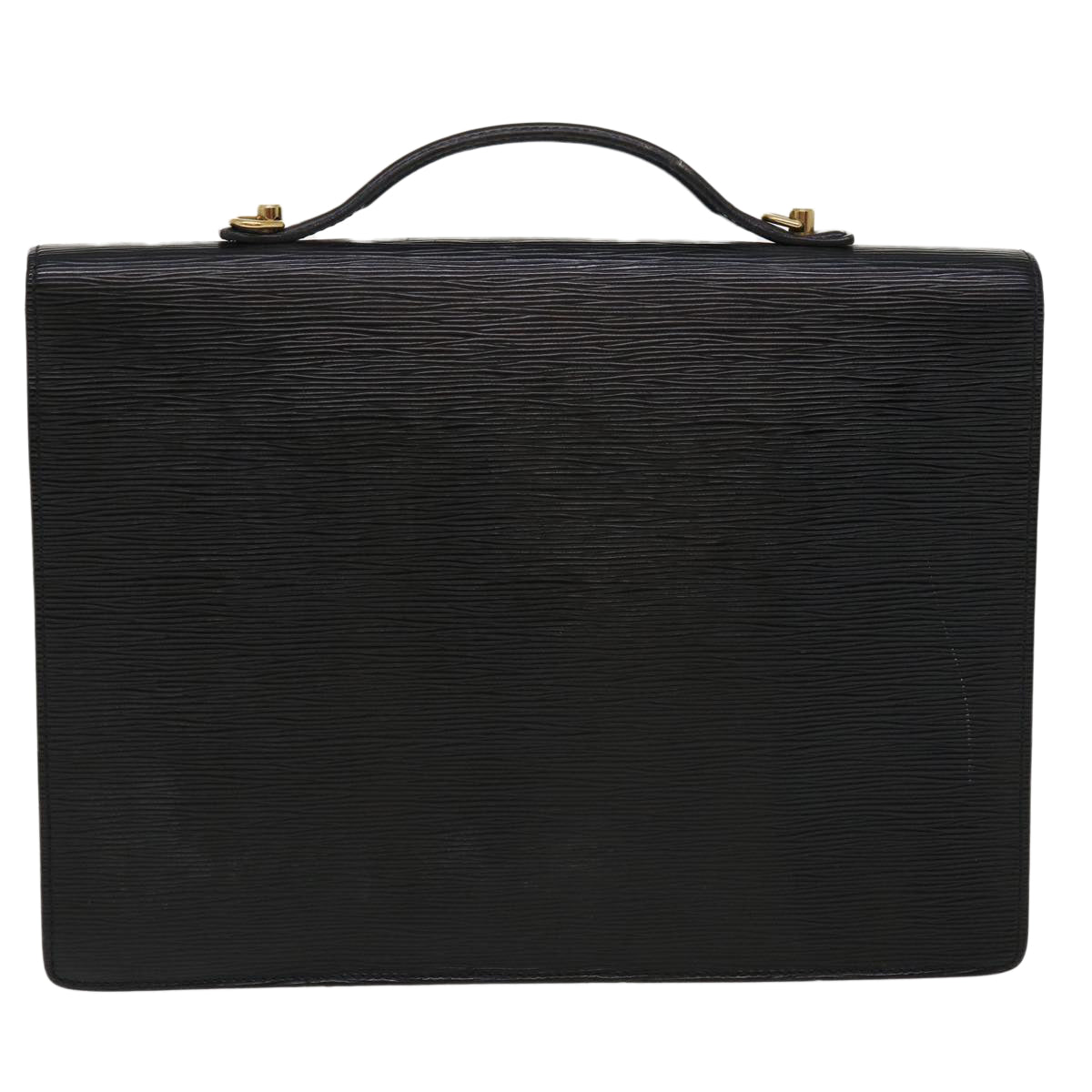 LOUIS VUITTON Epi Porte Document Bandouliere Briefcase Black M54462 36895