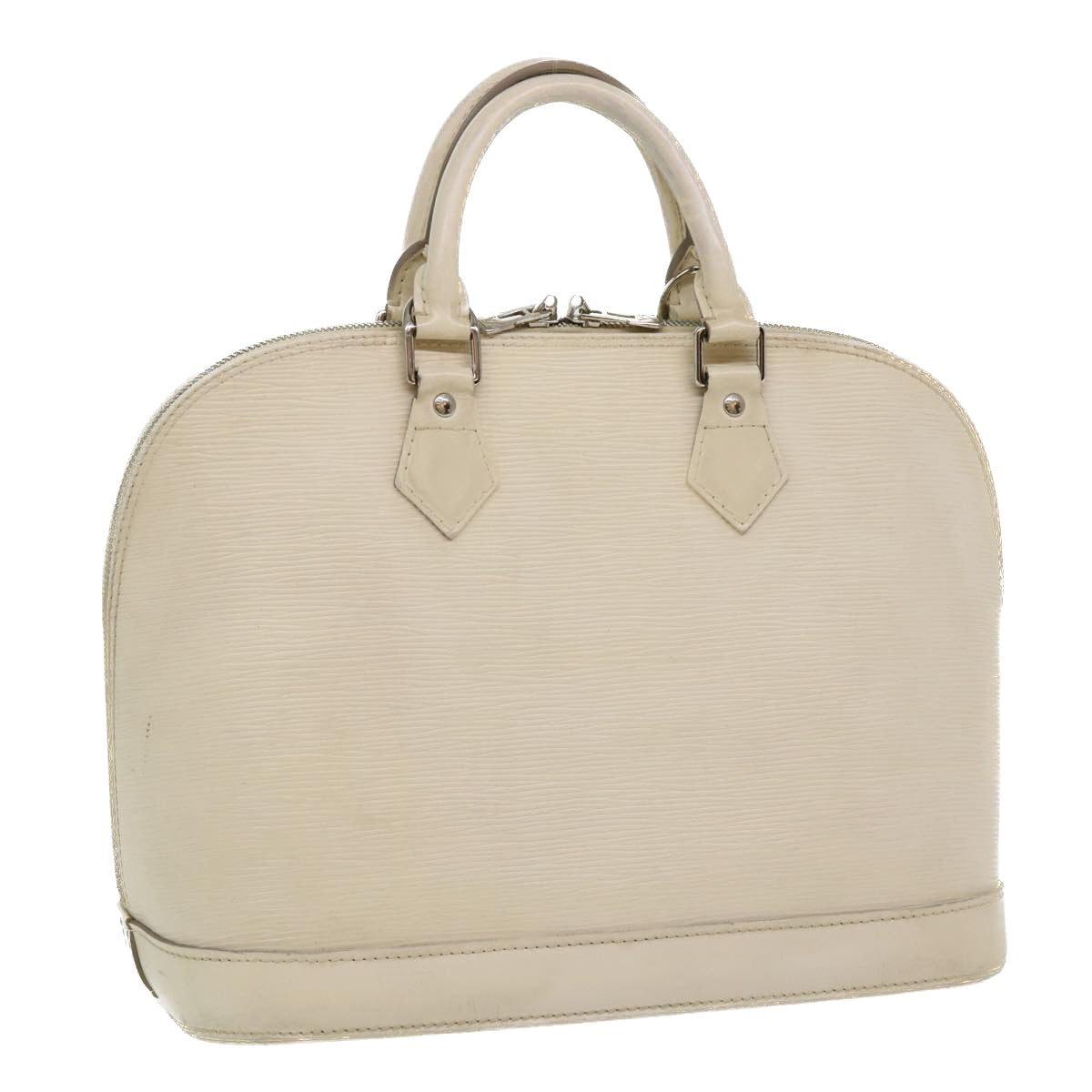 LOUIS VUITTON Epi Alma Hand Bag White M4085J LV 36898