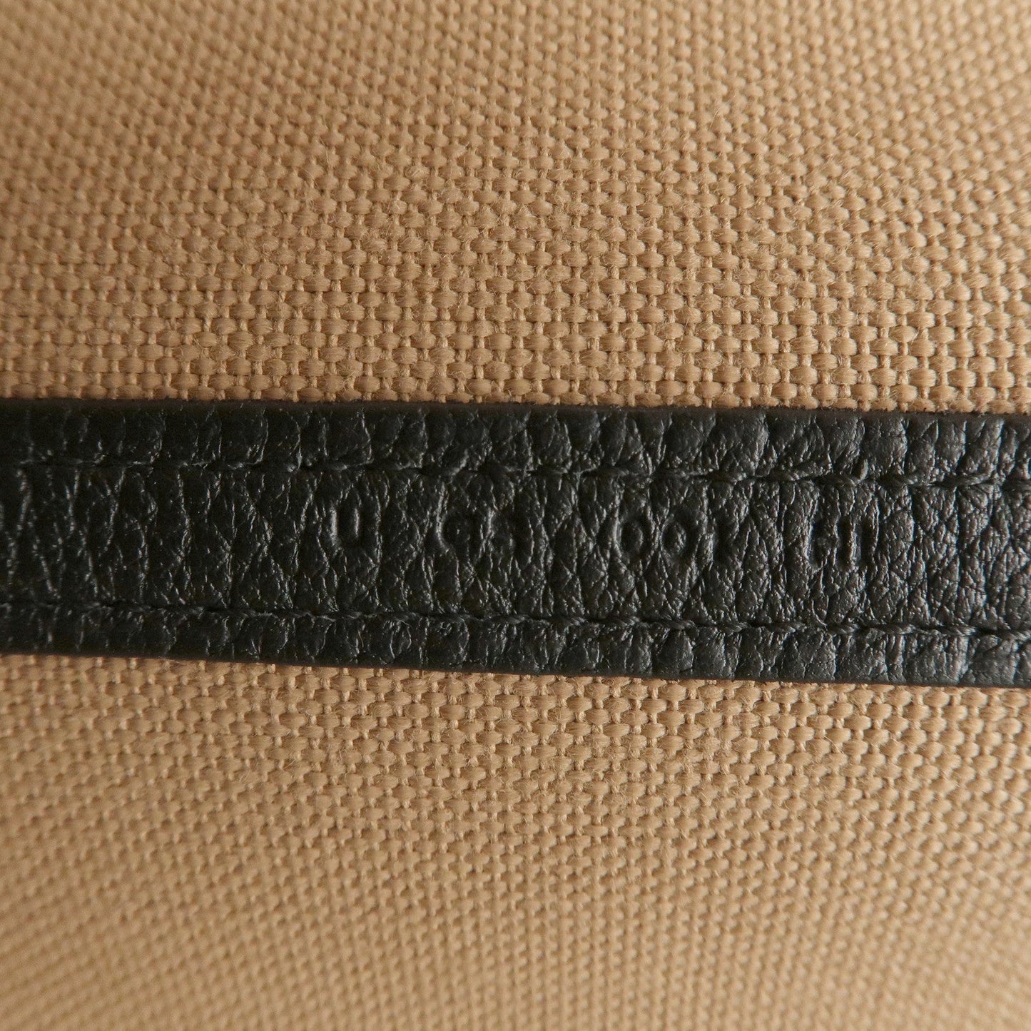 Luxury Hermes Toile Militaire Negonda Garden Party Bag Brown Black