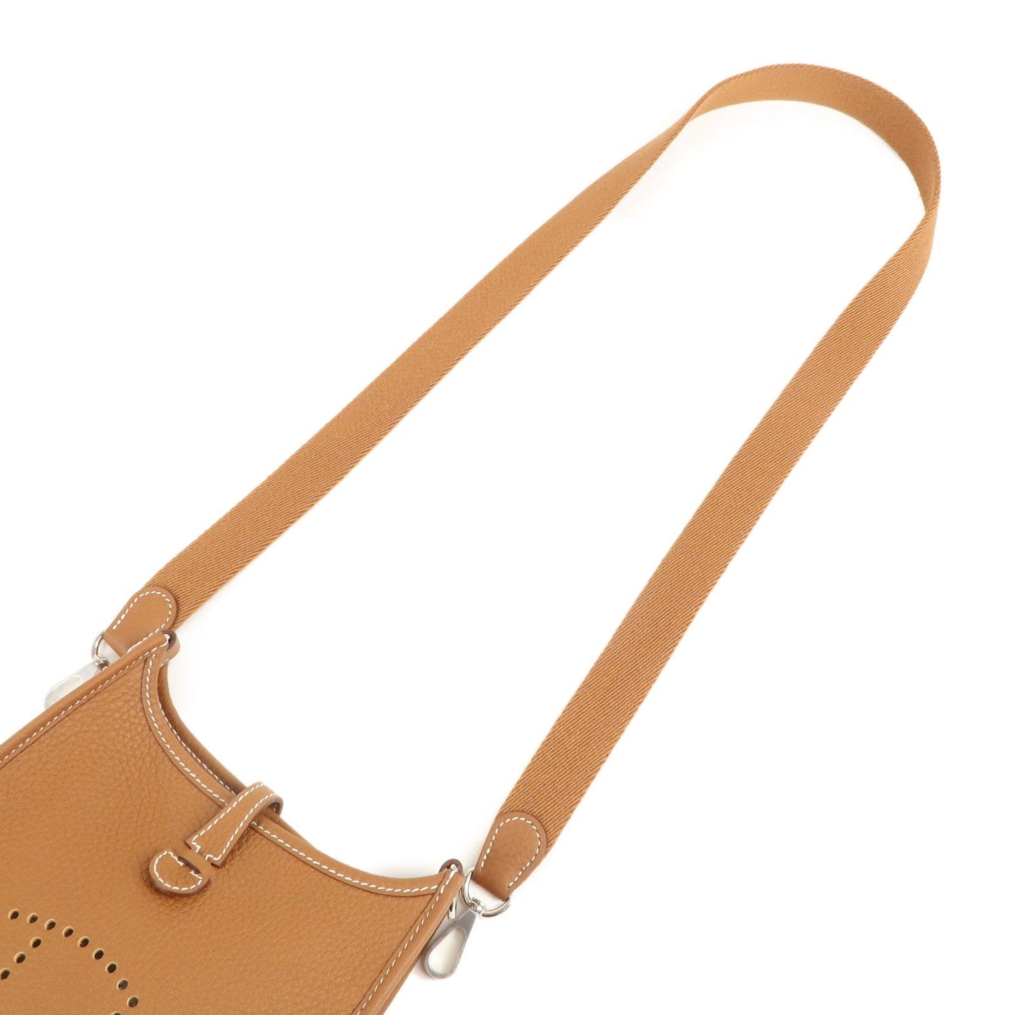 Luxury Hermes Taurillon Clemence Evelyne TPM Amazon Shoulder Bag