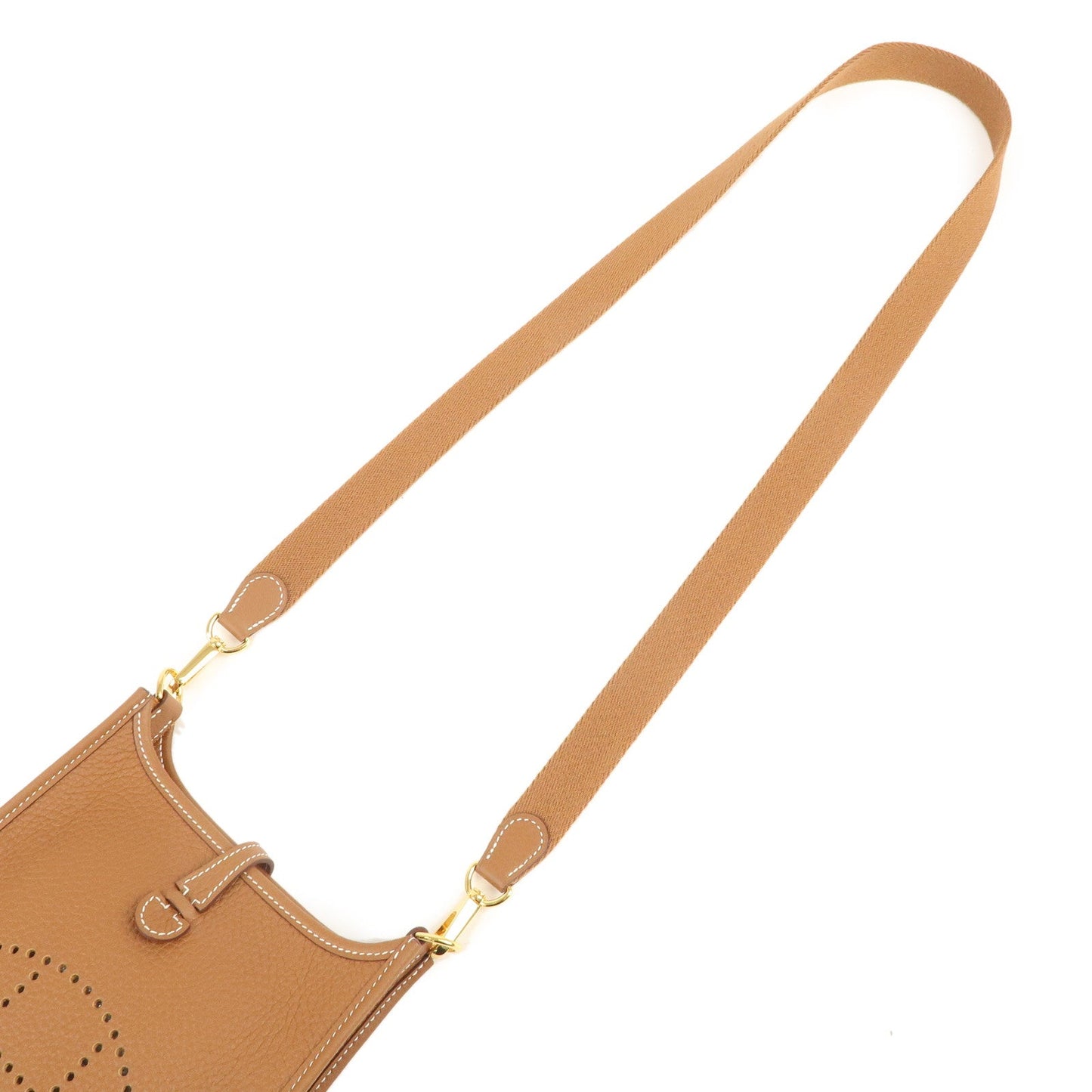 Luxury Hermes Taurillon Clemence Evelyne TPM Amazon Shoulder Bag