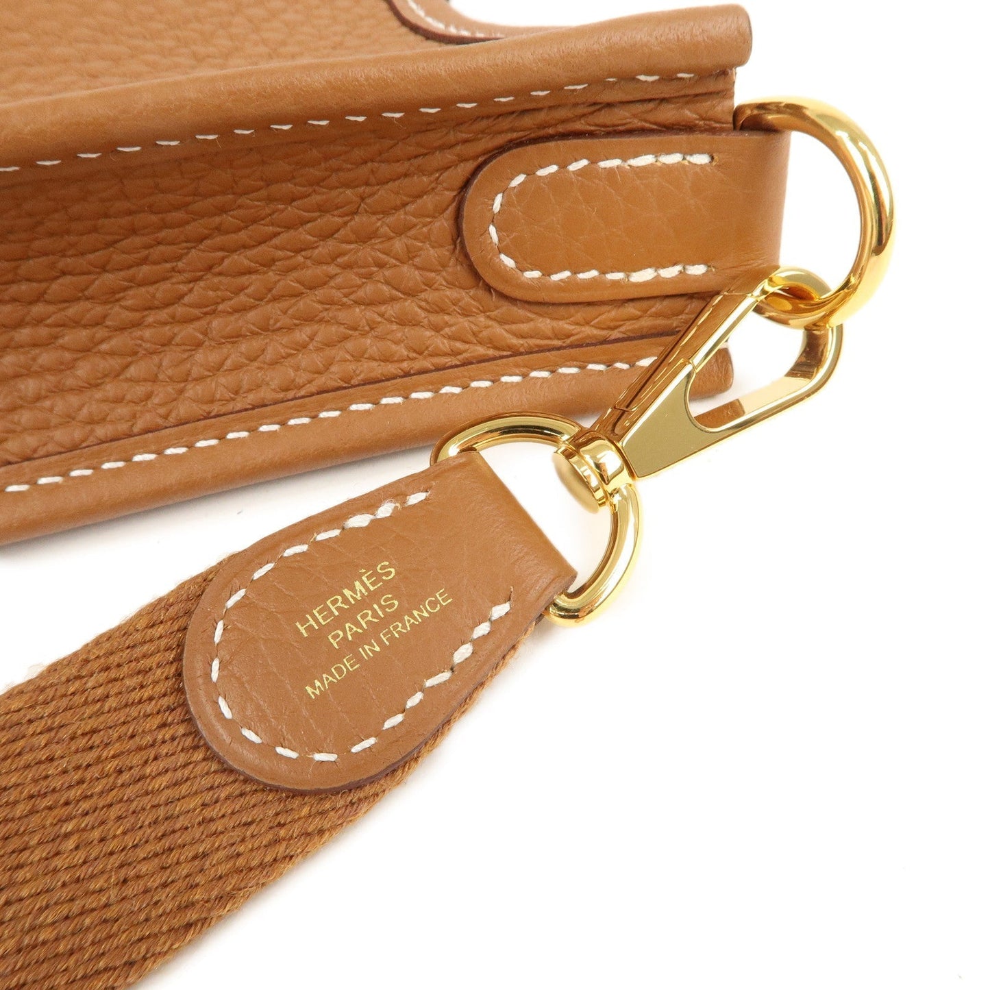 Luxury Hermes Taurillon Clemence Evelyne TPM Amazon Shoulder Bag