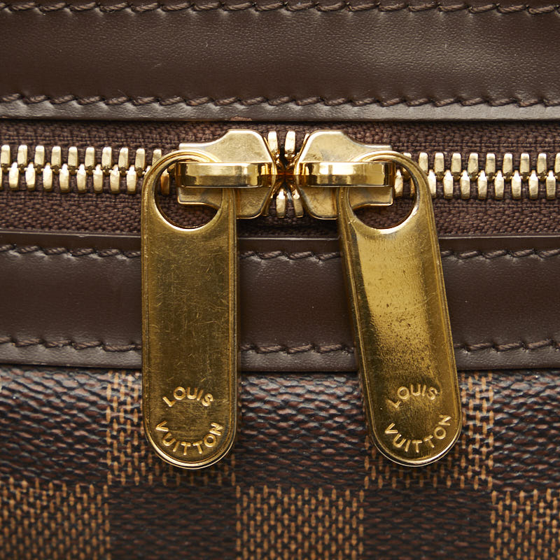 Louis Vuitton Damier Berkeley Handbag N52000 Eve Brown PVC Leather  Louis Vuitton