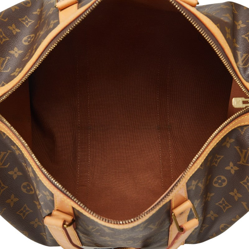 Louis Vuitton Monogram Baseball 45 Boston Bag Travel Bag M41624 Brown PVC Leather  Louis Vuitton