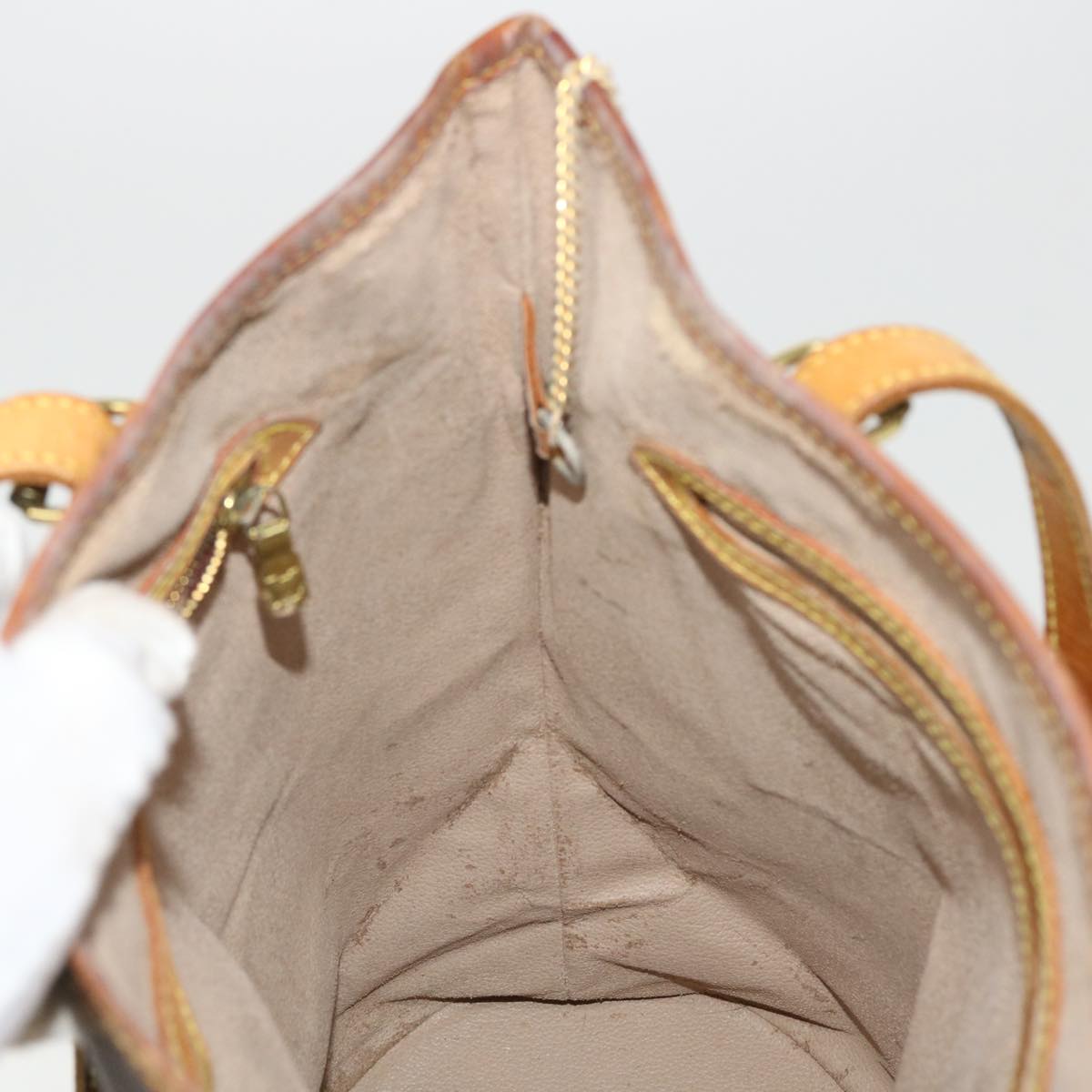 LOUIS VUITTON Monogram Bucket GM Shoulder Bag M42236 LV 37039