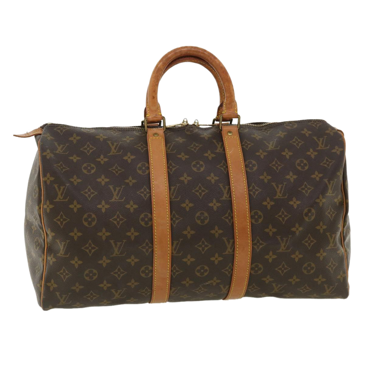 LOUIS VUITTON Monogram Keepall 45 Boston Bag M41428 LV 37040