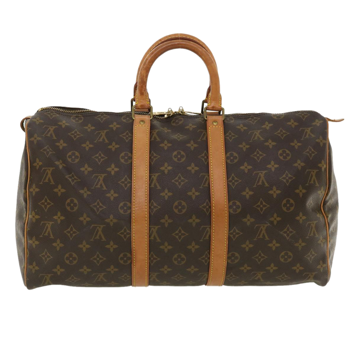 LOUIS VUITTON Monogram Keepall 45 Boston Bag M41428 LV 37040