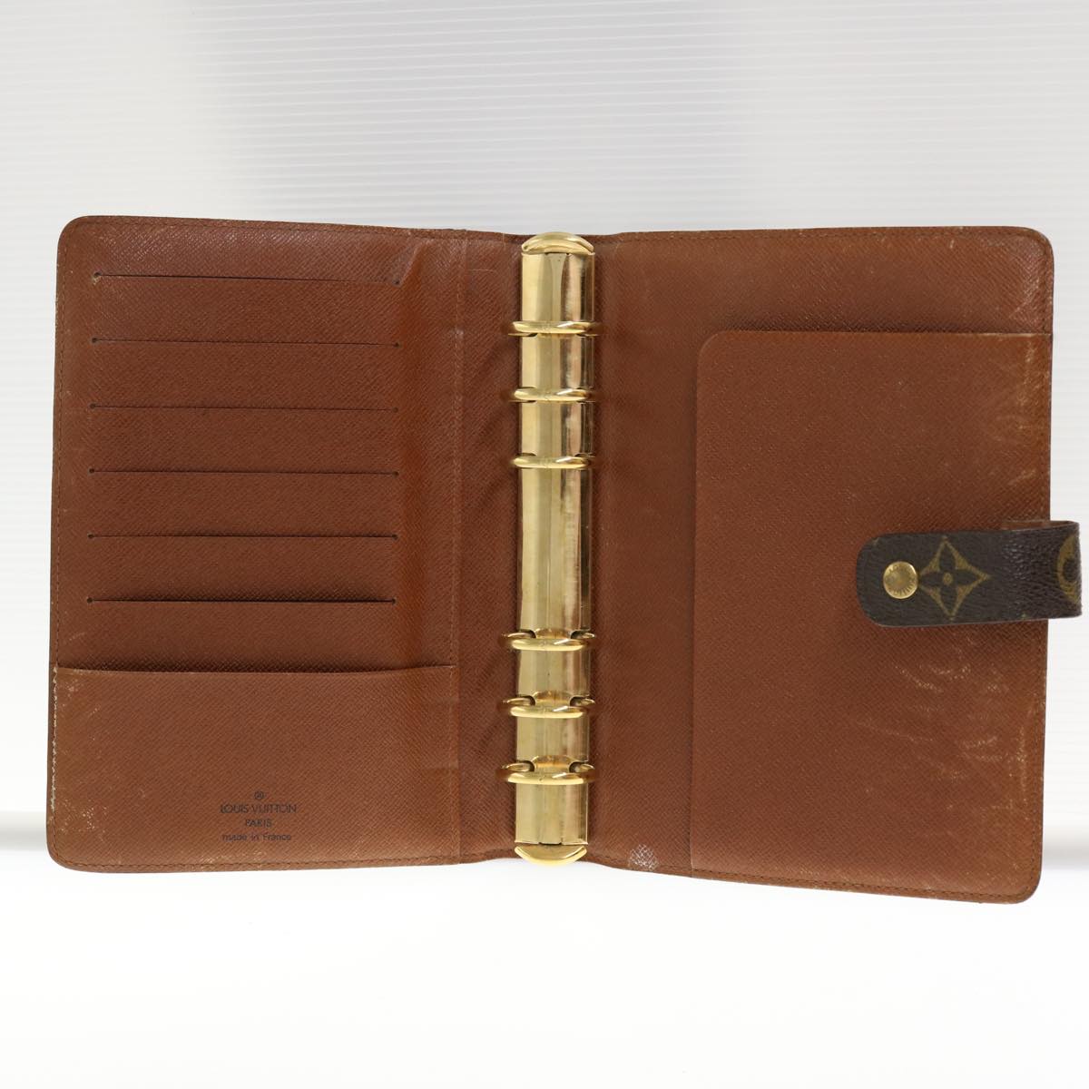 LOUIS VUITTON Monogram Agenda MM Day Planner Cover R20105 LV 37041