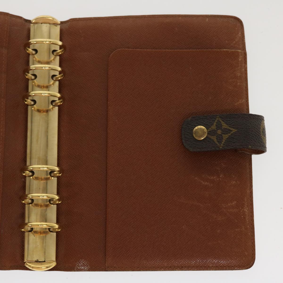 LOUIS VUITTON Monogram Agenda MM Day Planner Cover R20105 LV 37041