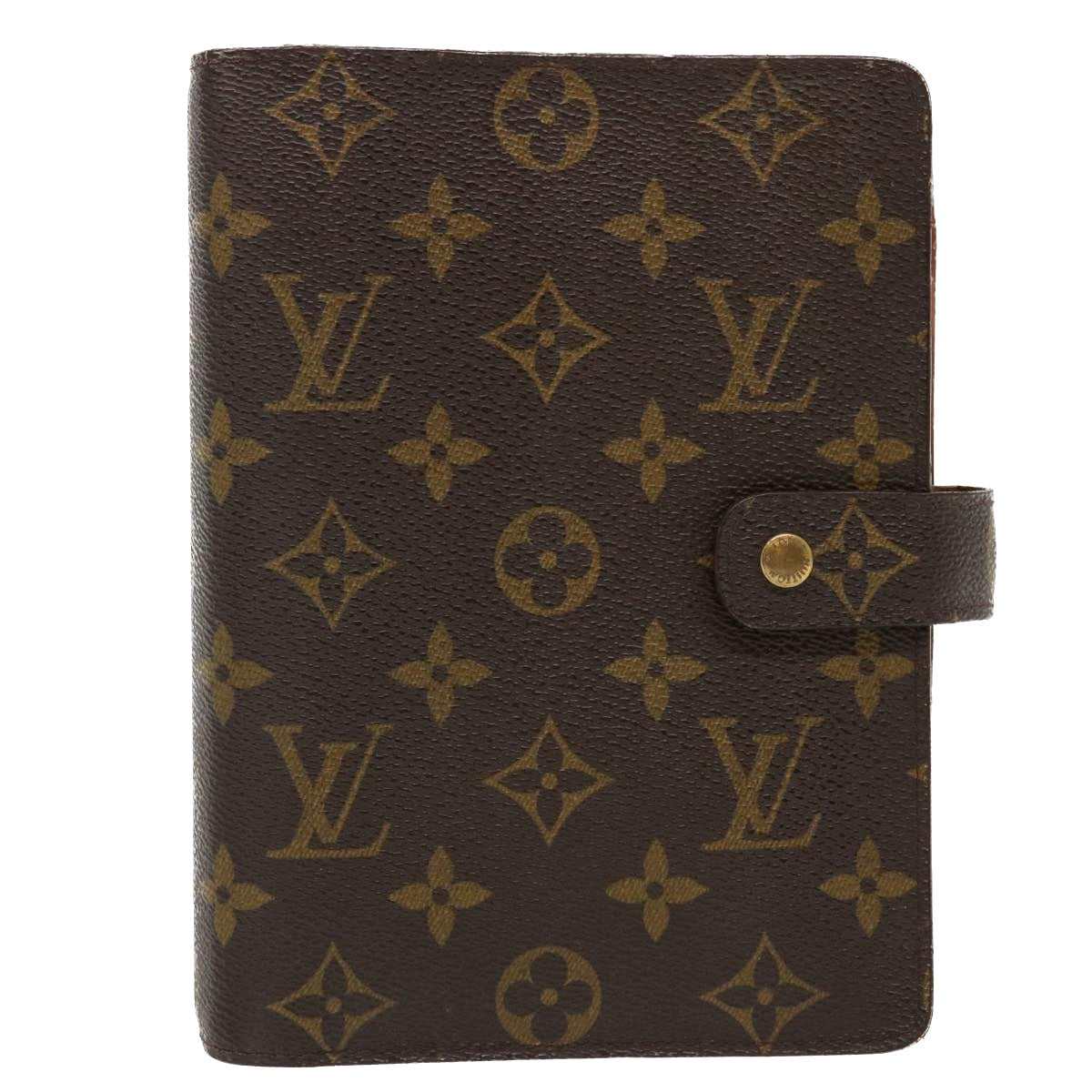LOUIS VUITTON Monogram Agenda MM Day Planner Cover R20105 LV 37041