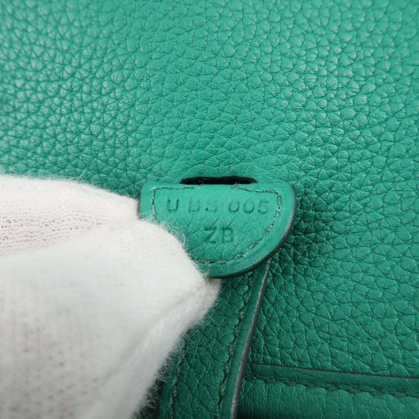 Luxury Hermes Taurillon Clemence Evelyne TPM Amazon Shoulder Bag Green
